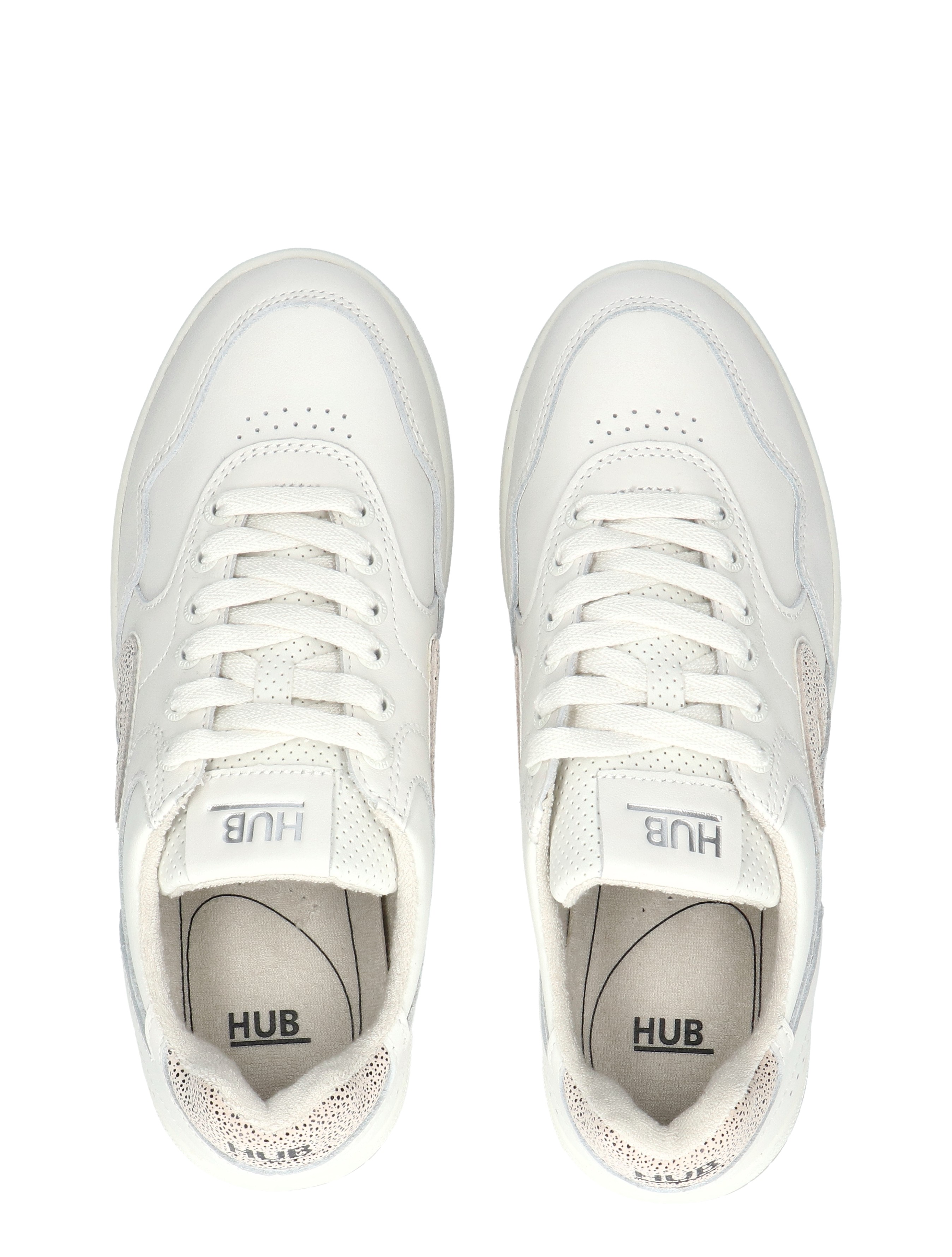 Hub Footwear - Vancouver W8401L18-L10 B44 Offwhite Vist - Dames - Sneakers - Lage Sneakers - 49987_88_7