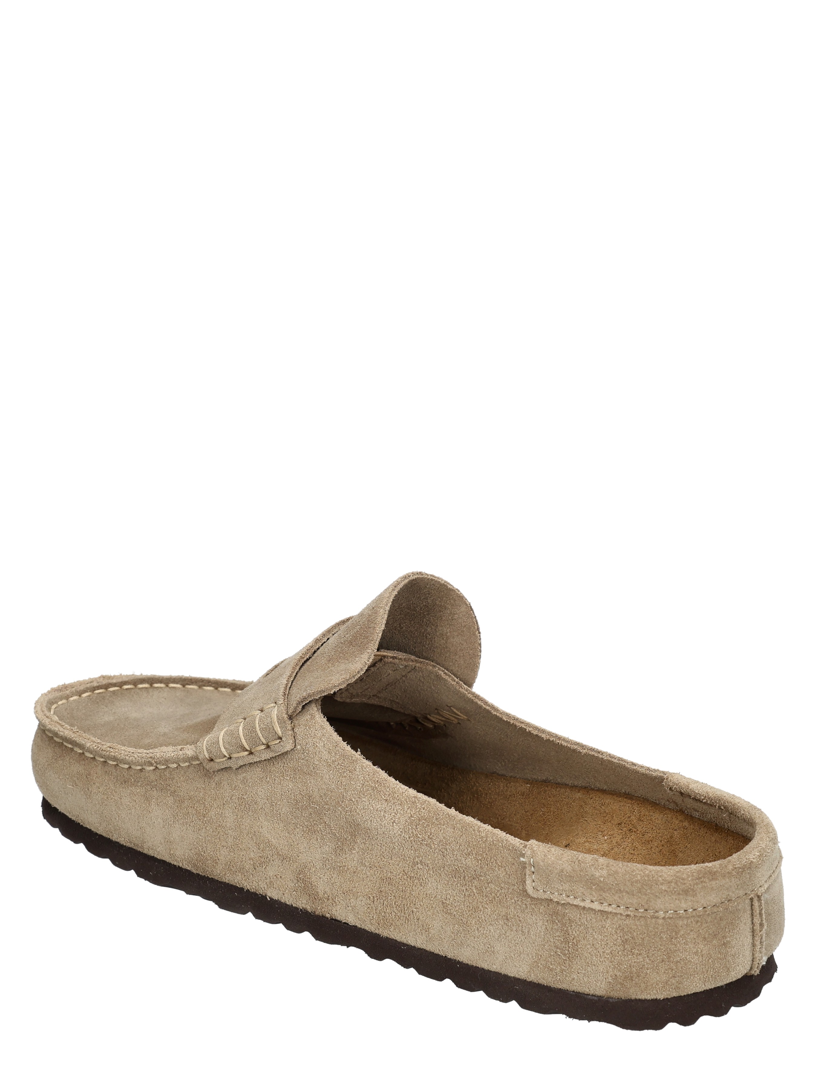 Birkenstock - Naples Wrapped Men Suede Taupe Narrow - Heren - Loafers - 49877_77_4