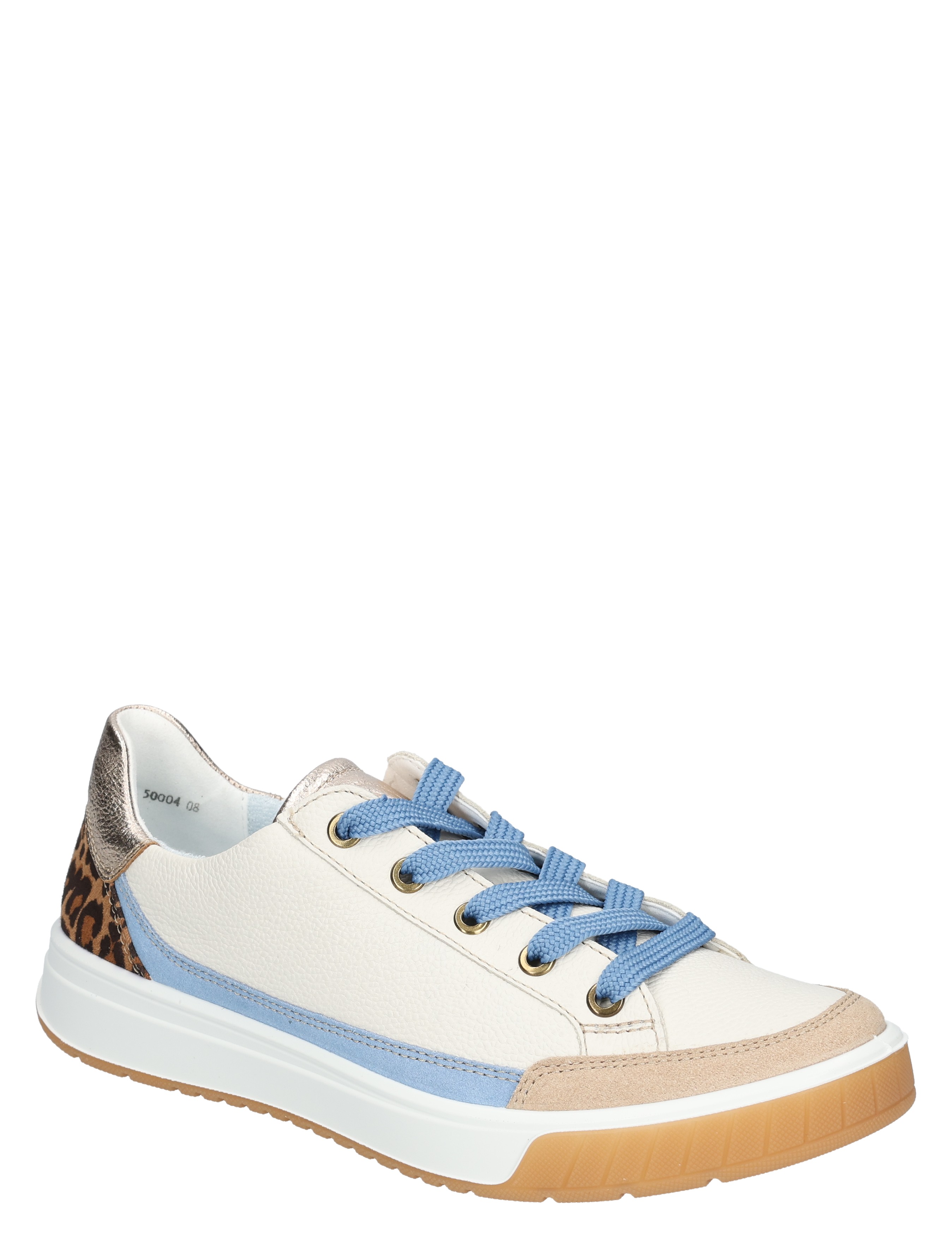 Ara - 12-50004-08 08 SAND,CREAM,NATUR,AZZURO - Dames - Veterschoenen - Casual Veterschoenen - 50441_82_3