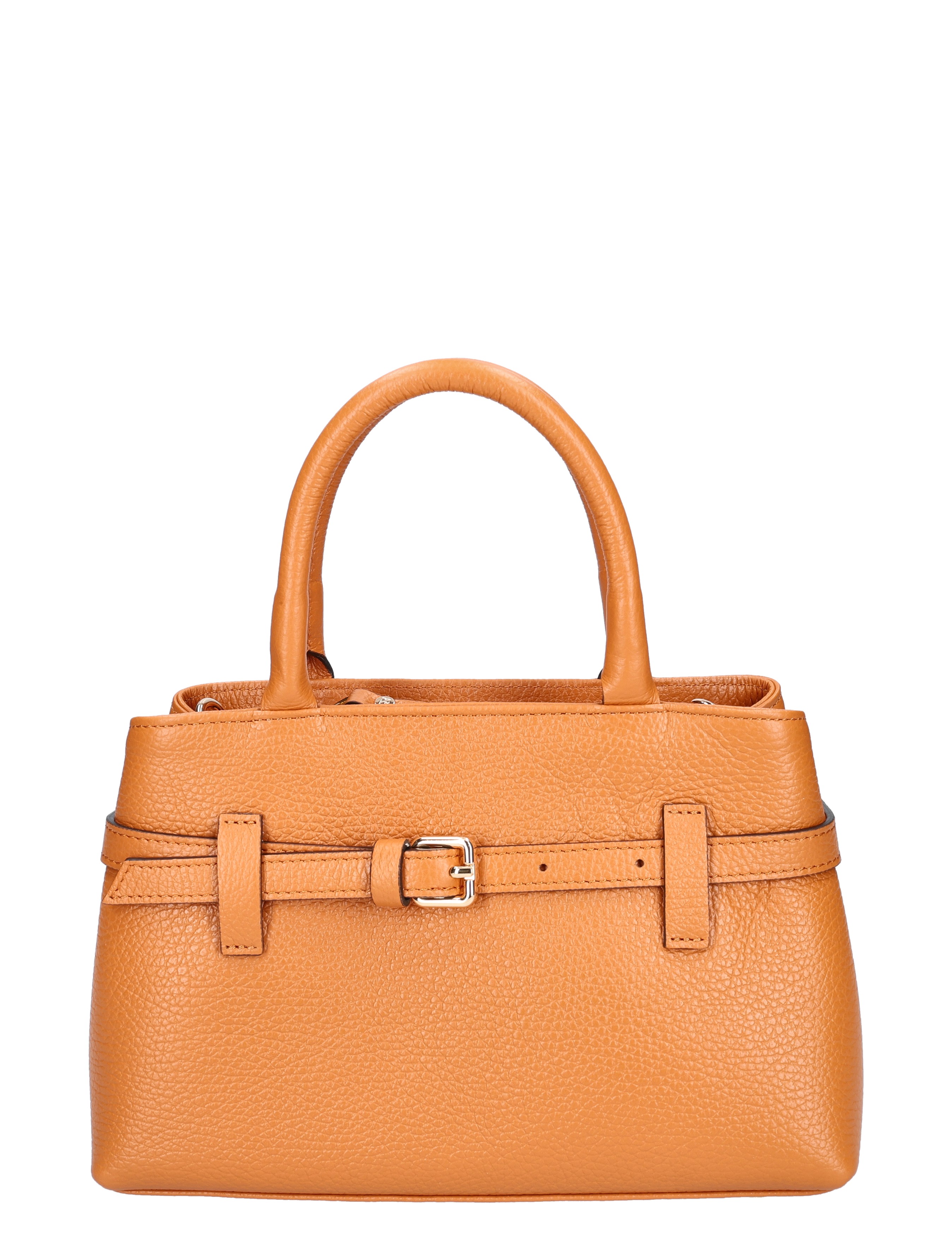 tote, handtas, leren, oranje, tassenriem