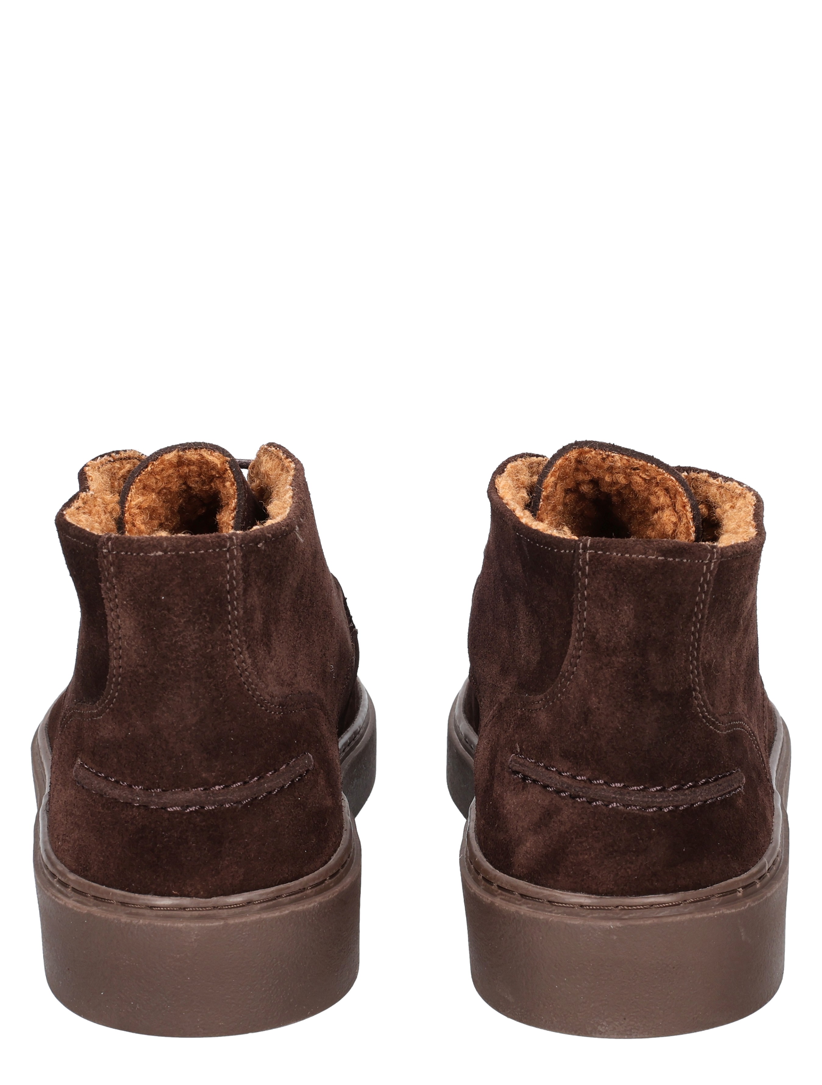 laarzen, bruine suede, gevoerd, wollen voering, casual laars