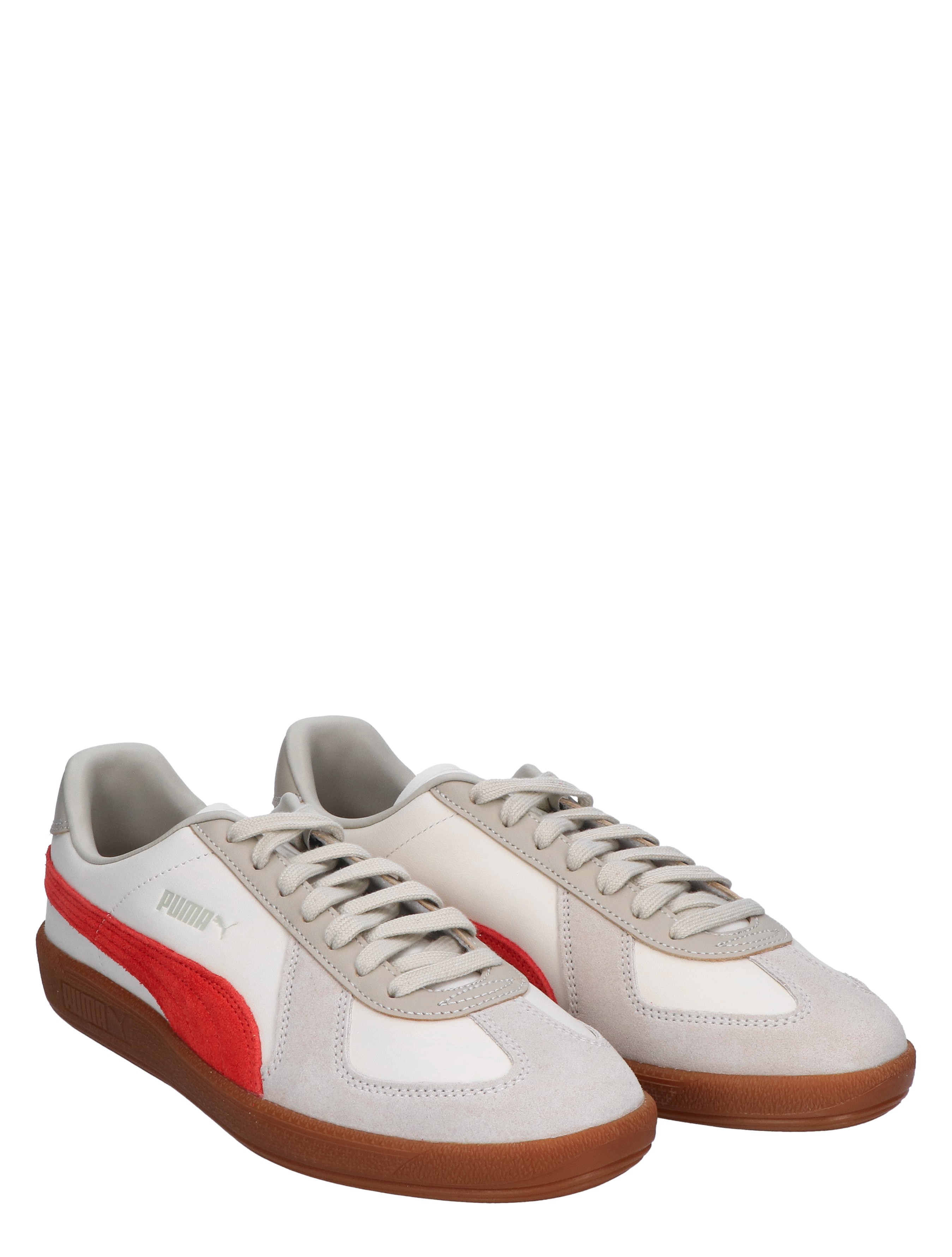 Puma - Army Trainer 386607 24 White-Red - Heren - Lage Sneakers - Sneakers - 46459_84_5
