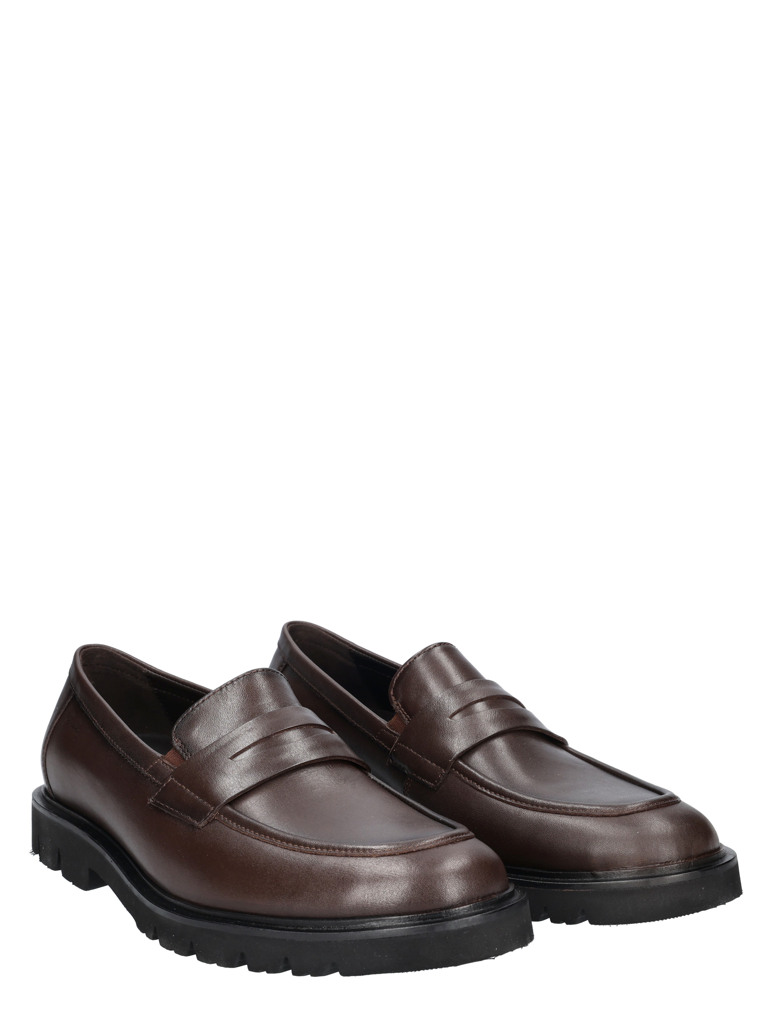 laarzen, bruine loafer, leer, luxe loafer, plat sole