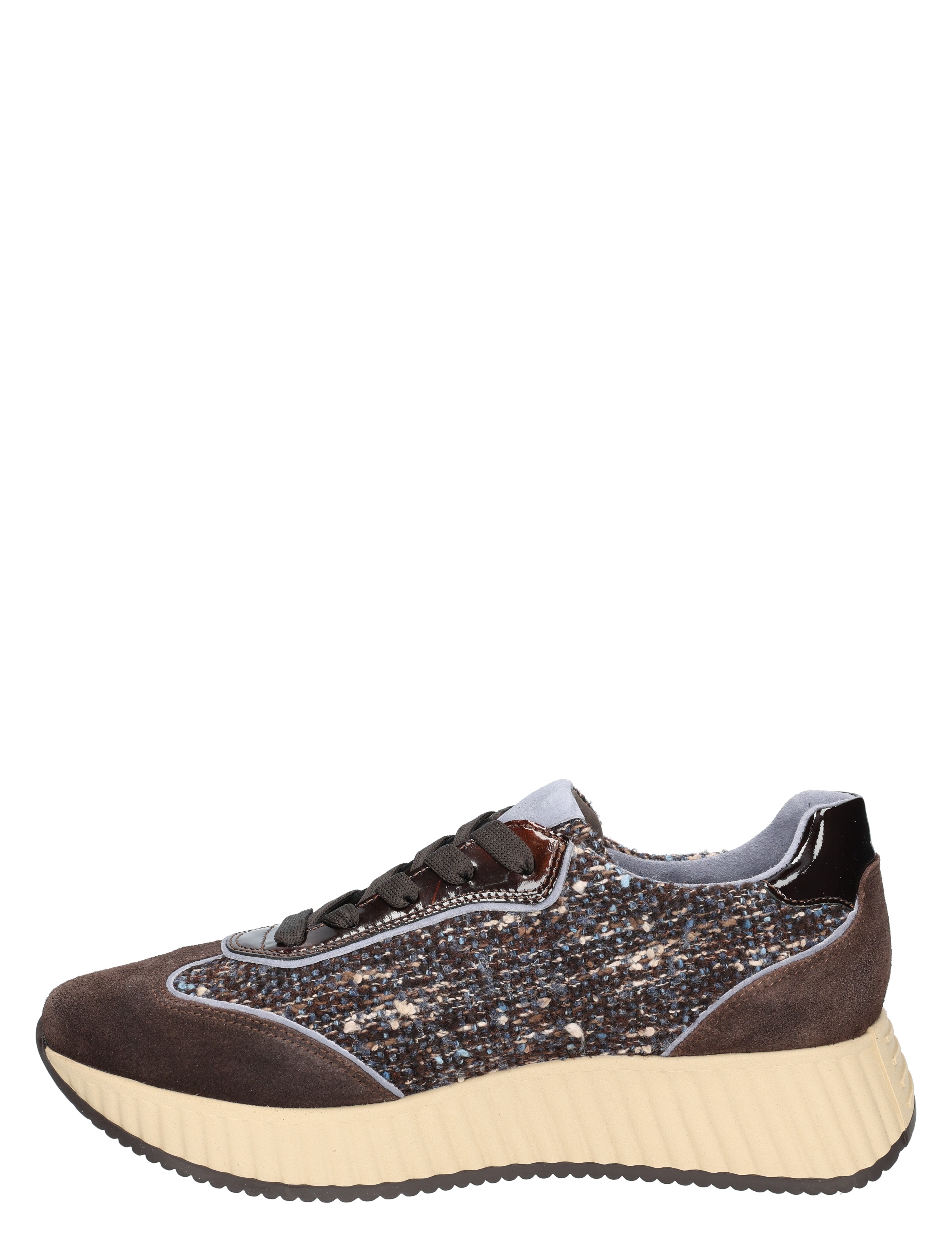 Softwaves - 8.95.21 009 Fondente Brown - Dames - Veterschoenen - Casual Veterschoenen - 48881_22_2