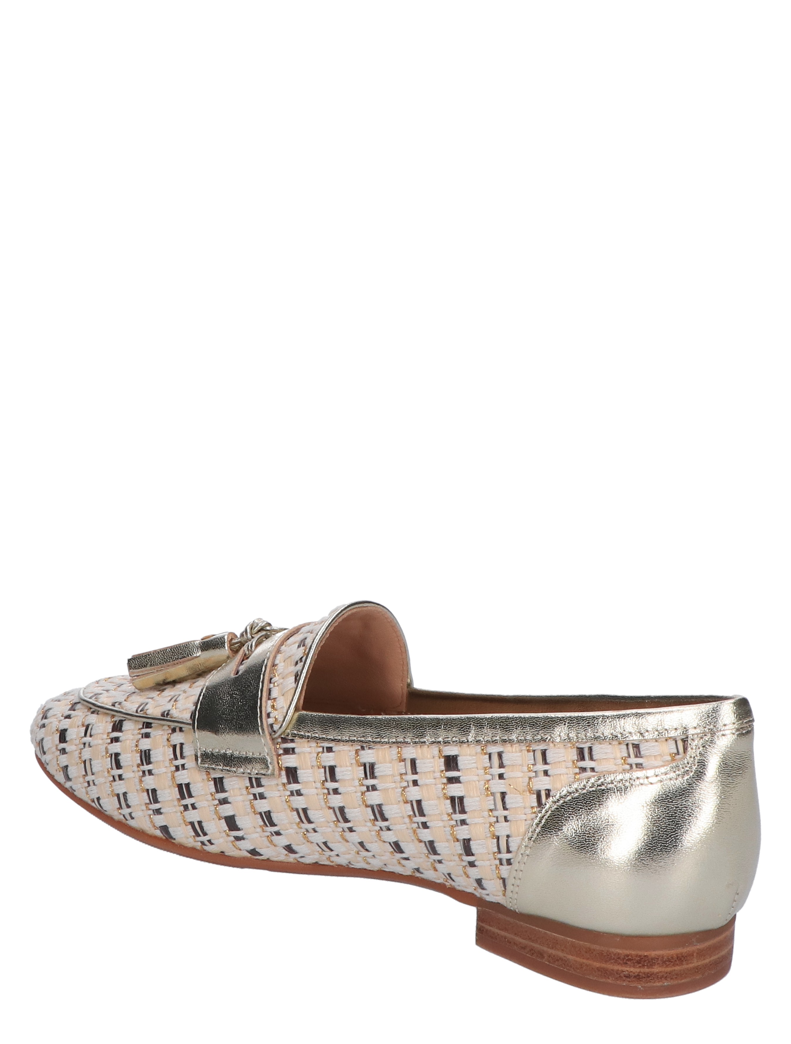 Di Lauro - Weslia Beige Silver - Dames - Loafers - 47646_77_4