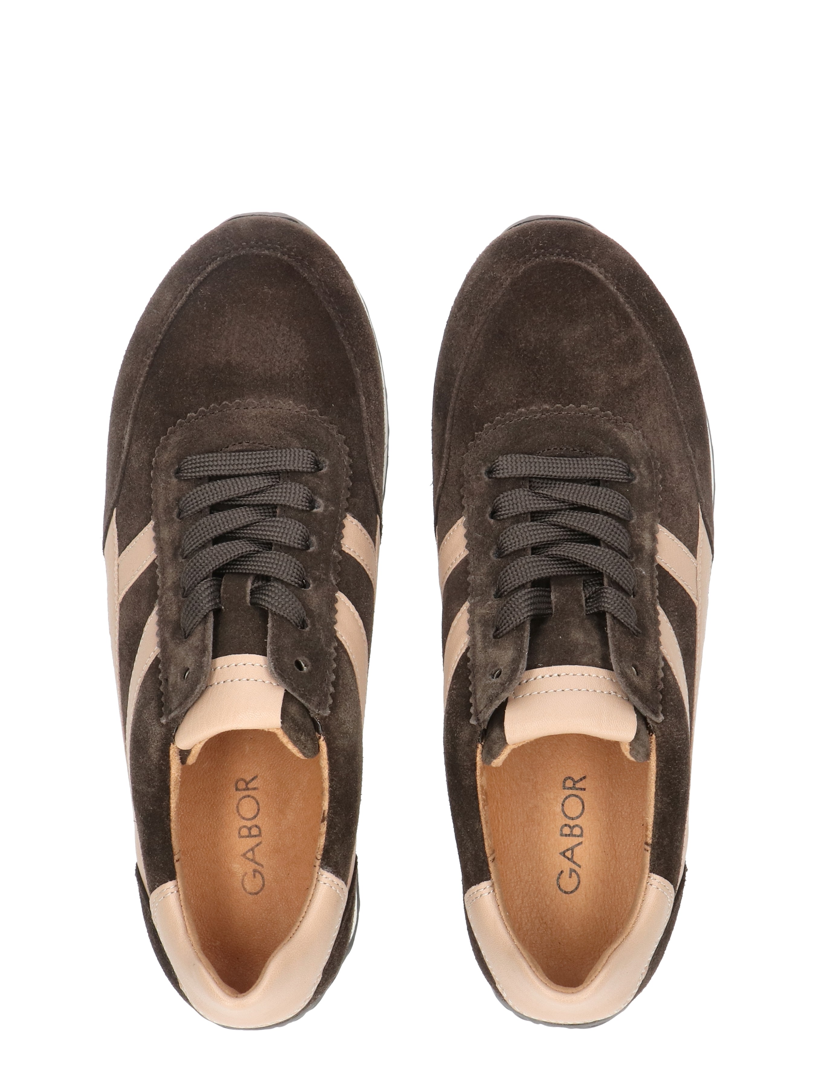 suede, bruin, sneakers, veters, luchtschoen