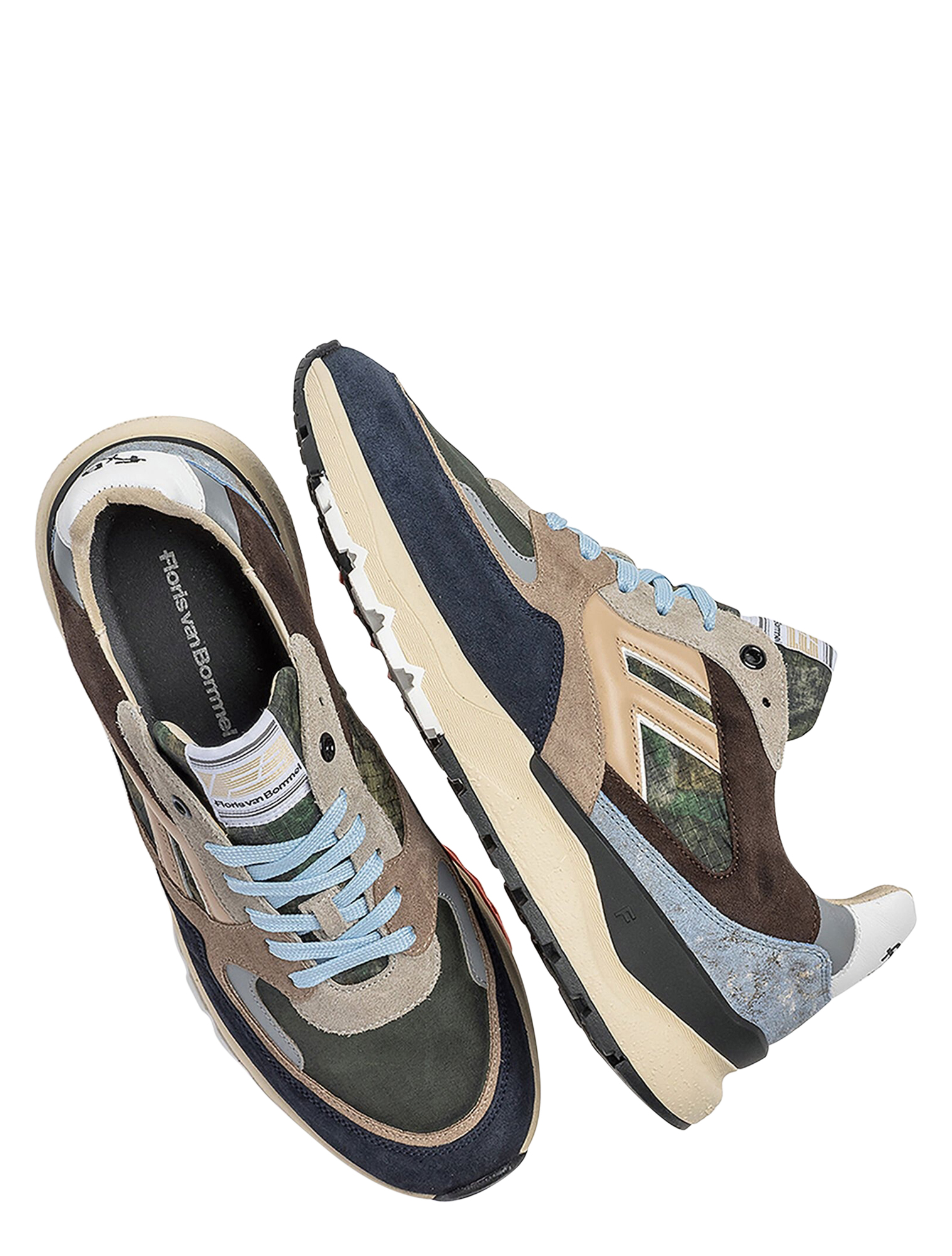 Floris van Bommel - De Treener SFM-10154 51-01 DarkGreen G+ Wijdte - Heren - Lage Sneakers - Sneakers - 50116_66_3