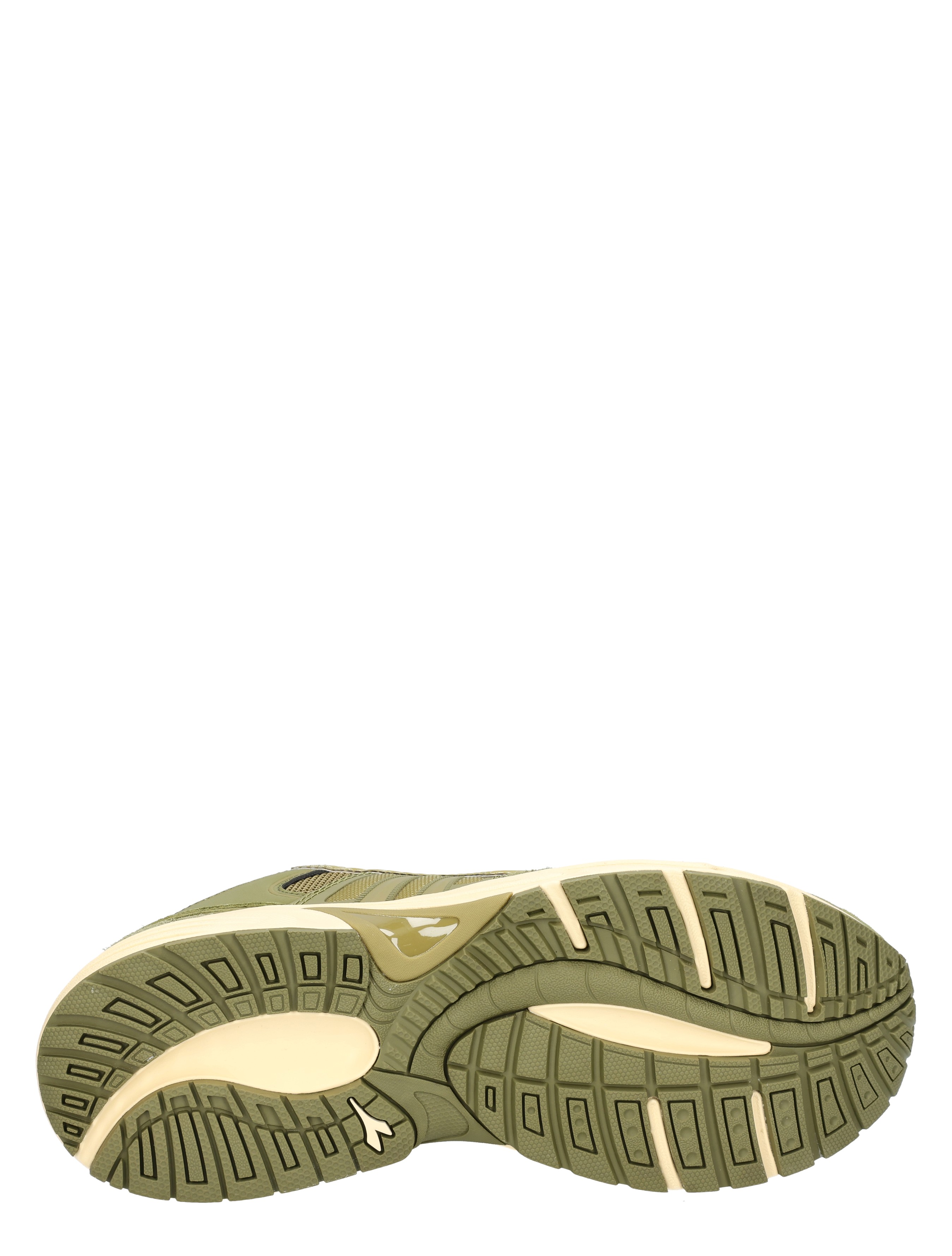 sneaker, sportschoen, wafelzool, groene kleur, veterloze recherche