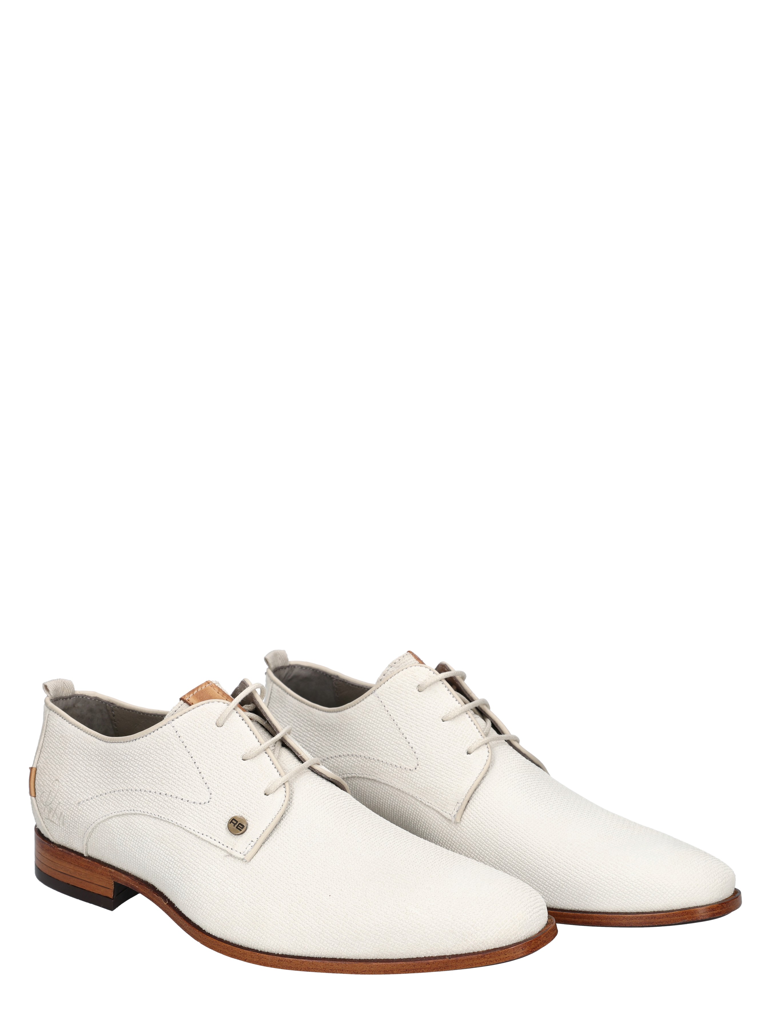 Rehab Footwear - Greg Wall Sue 2342306141 0100 Offwhite - Heren - Veterschoenen - Nette Veterschoenen - 50808_77_5