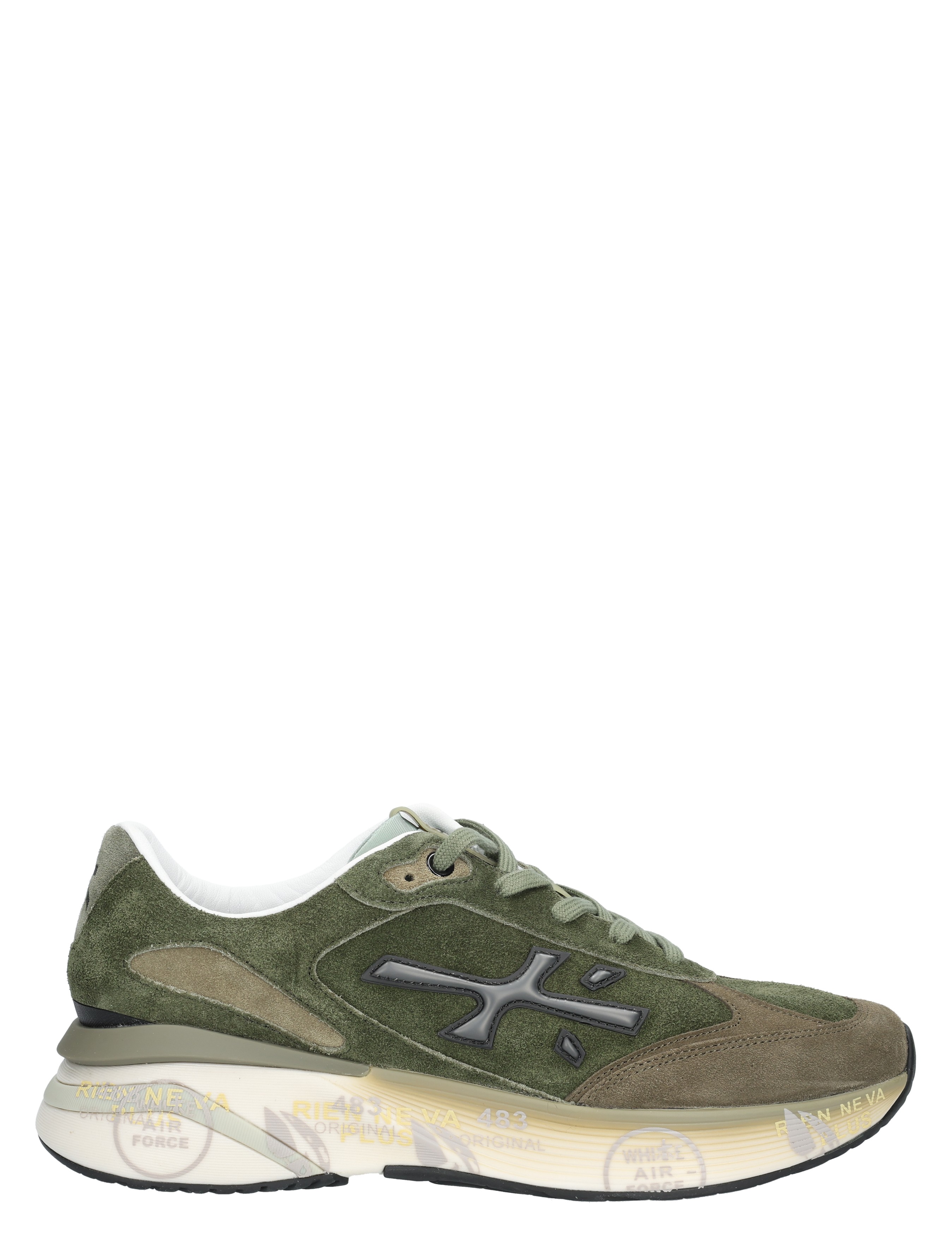 Premiata - Moerun Men 7777 Green - Heren - Lage Sneakers - Sneakers - 48846_66_1