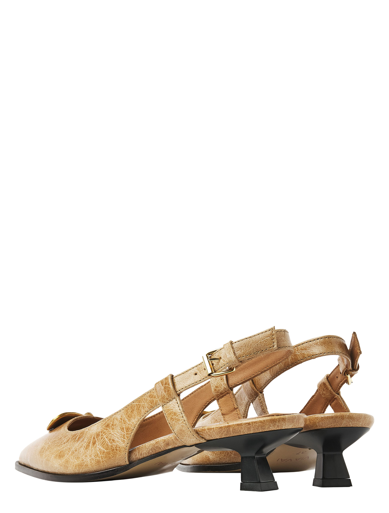 VIA VAI - 62397 Lea Imani 02-308 Seattle Cognac - Dames - Slingbacks - 51365_02_3