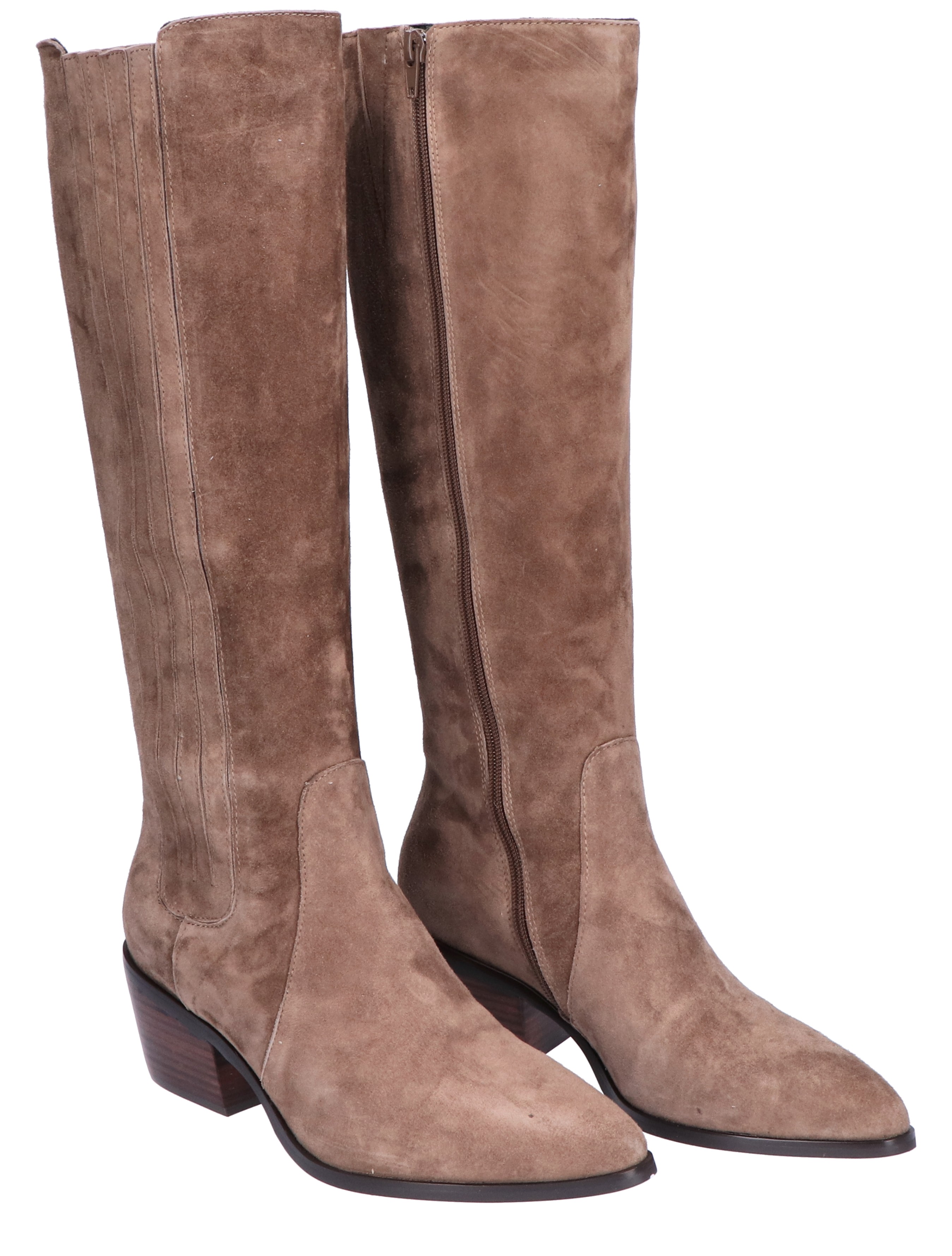 Di Lauro - Nayla Taupe - Dames - Boots - Lange Laarzen - 46315_77_5