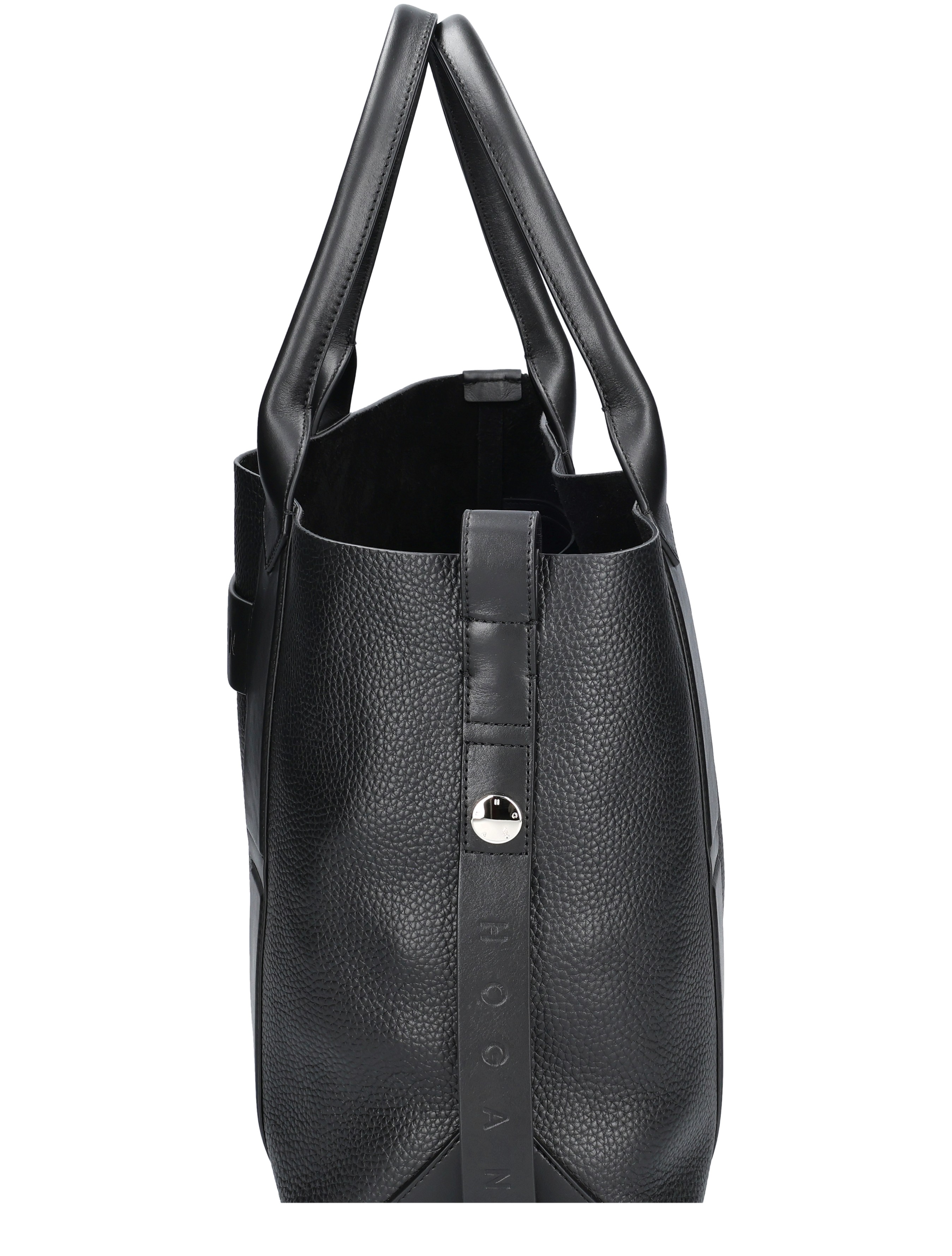 Hogan - Script Shopping Bag Media Black - Dames - Schoudertassen - 48116_11_5