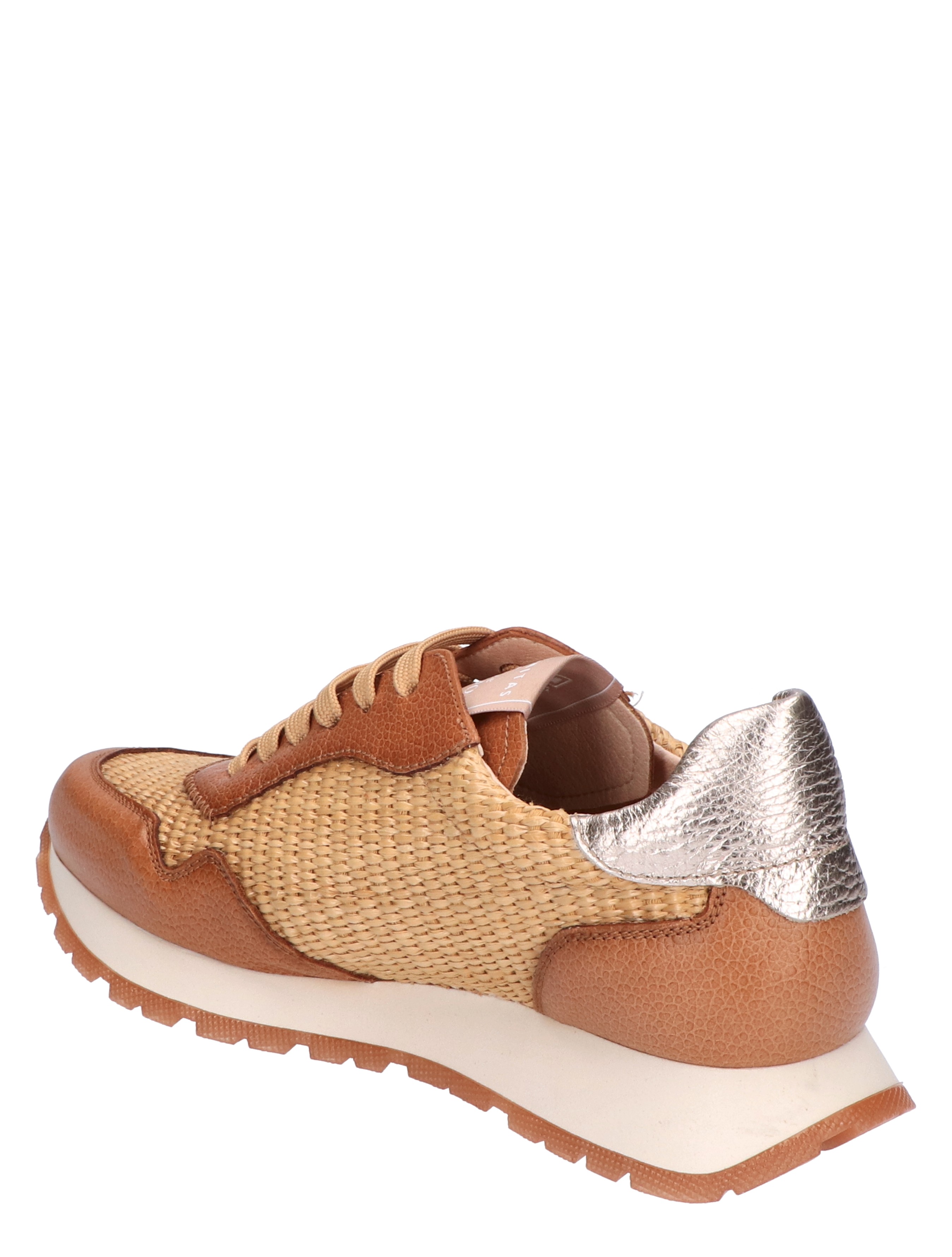 Hispanitas - RHV254045 Rafia Natural Brown - Sneakers - Dames - Lage Sneakers - 47392_72_4