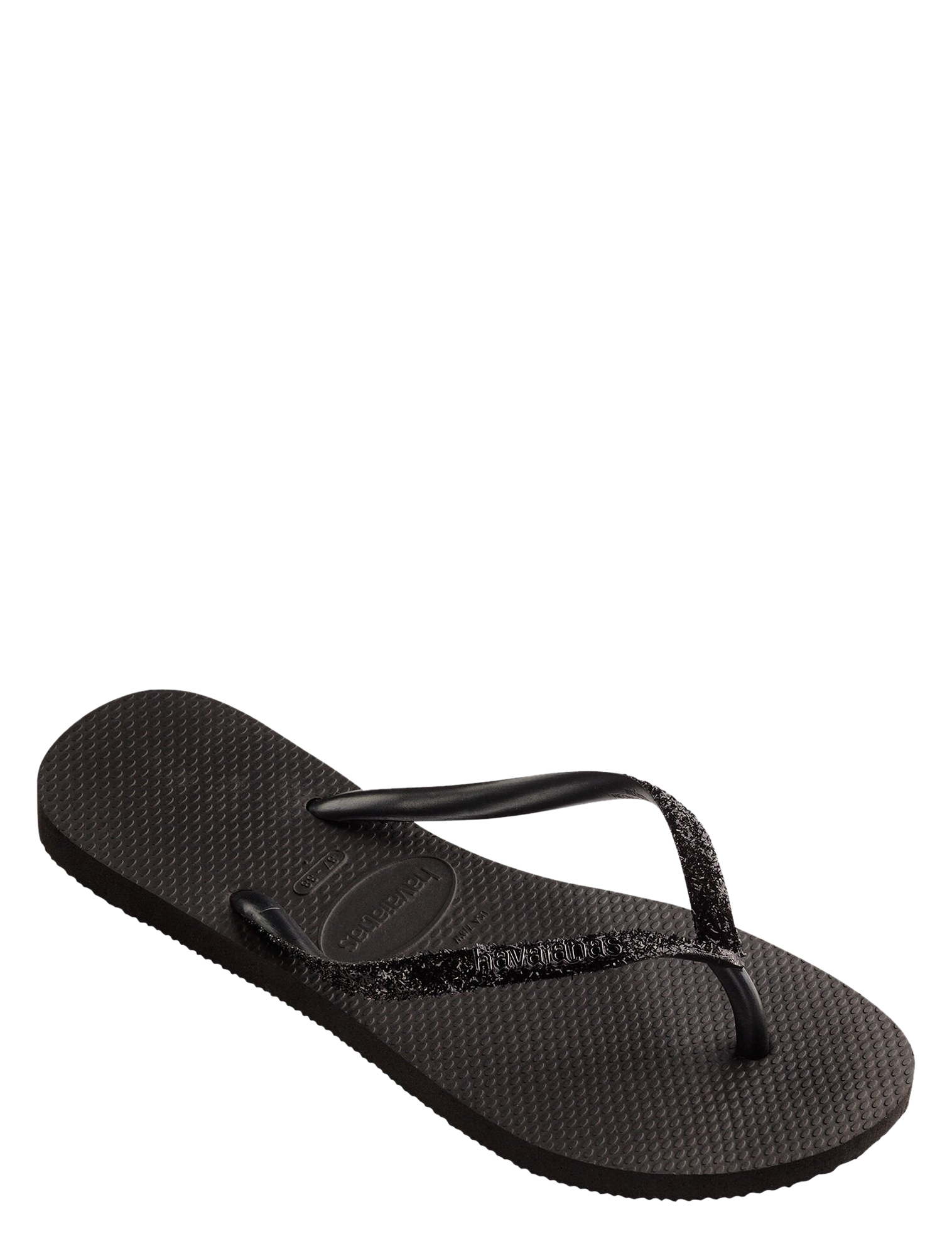 Havaianas - Slim Glitter II Black Black - Dames - Slippers - 44094_11_3