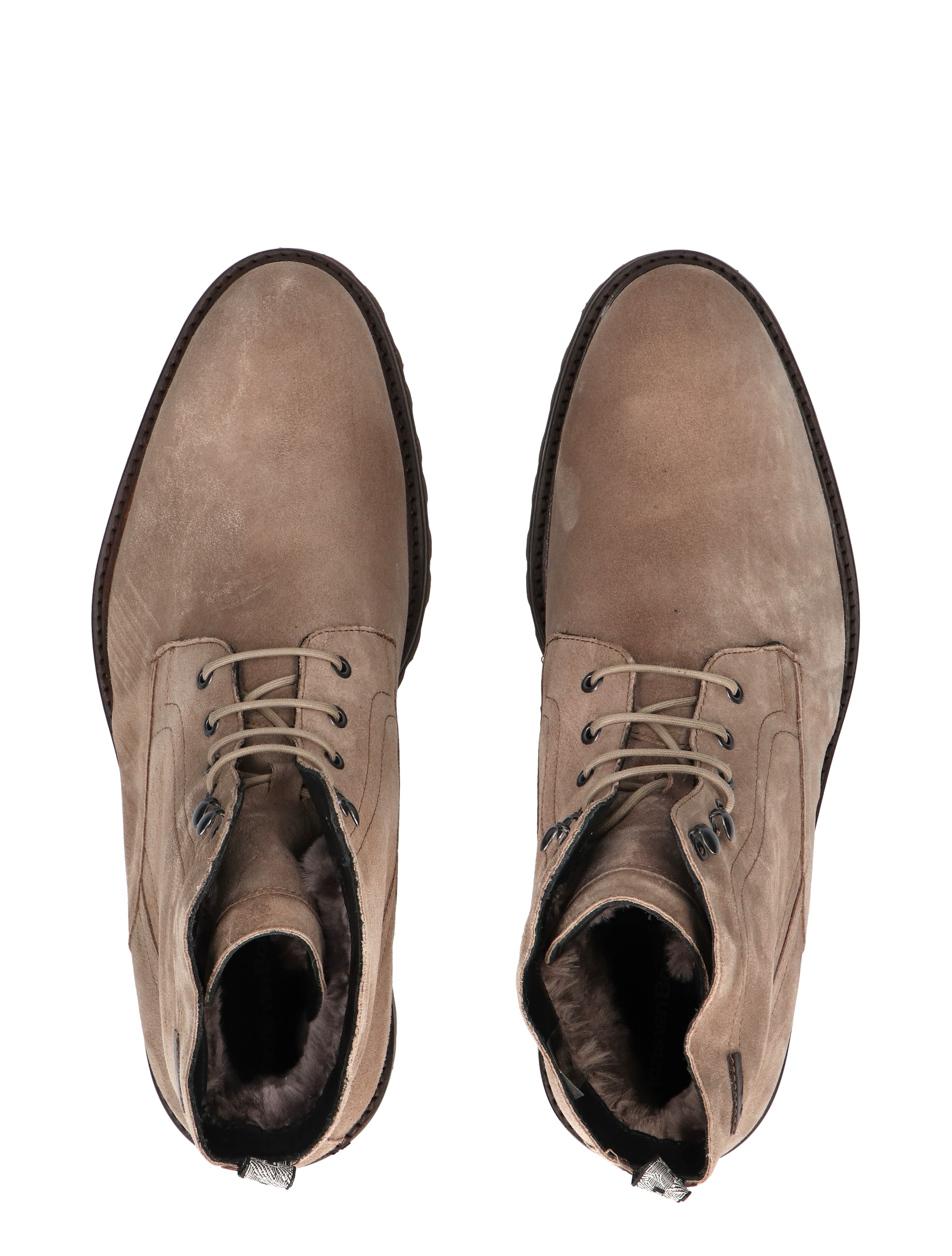 Floris van Bommel - Sturdi SFM-80033 22-01 Light Brown G+ Wijdte - Heren - Boots - Veter Boots - 49311_77_7