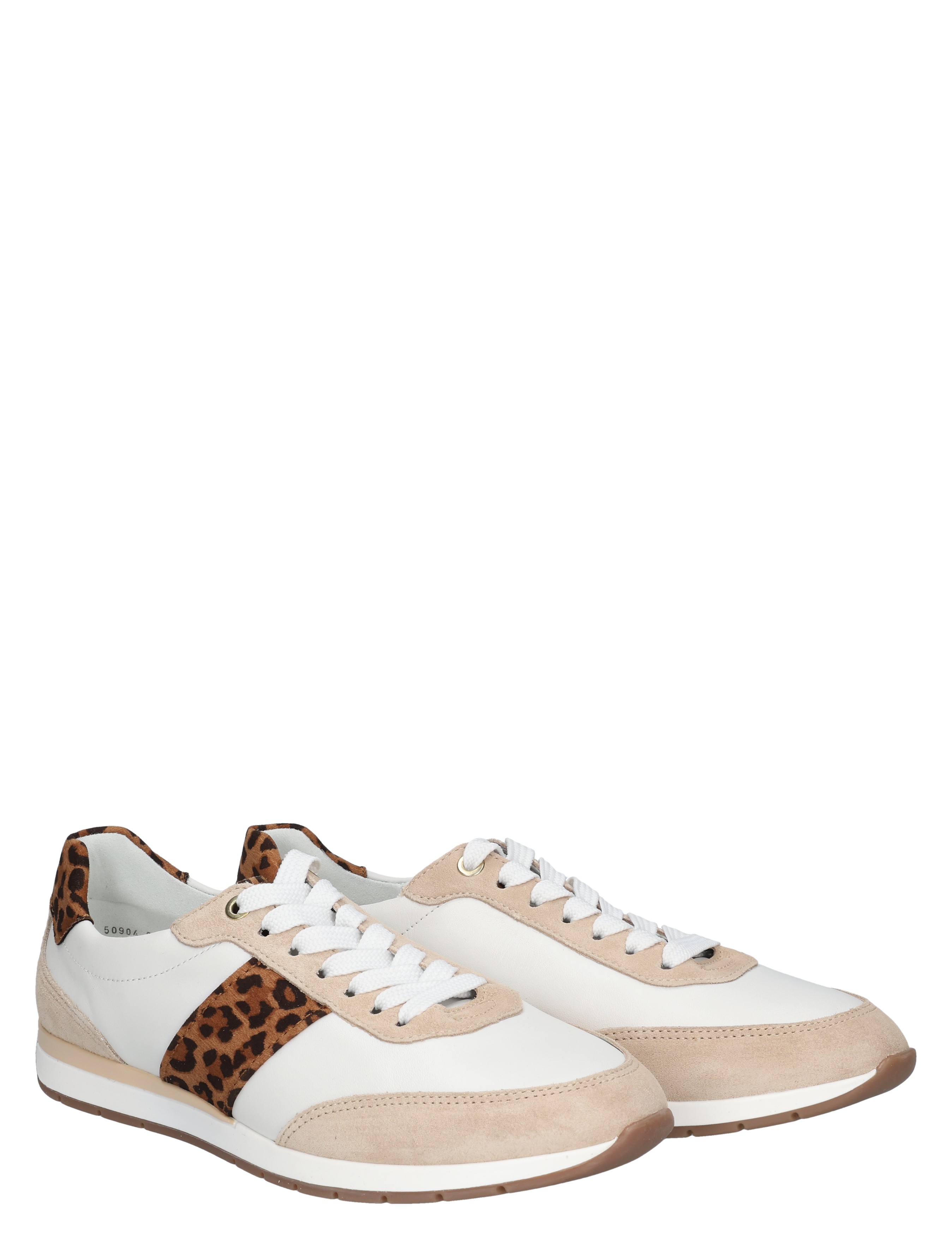 Ara - 12-50904-07 07 Beach White Natural - Dames - Veterschoenen - Casual Veterschoenen - 50431_82_5