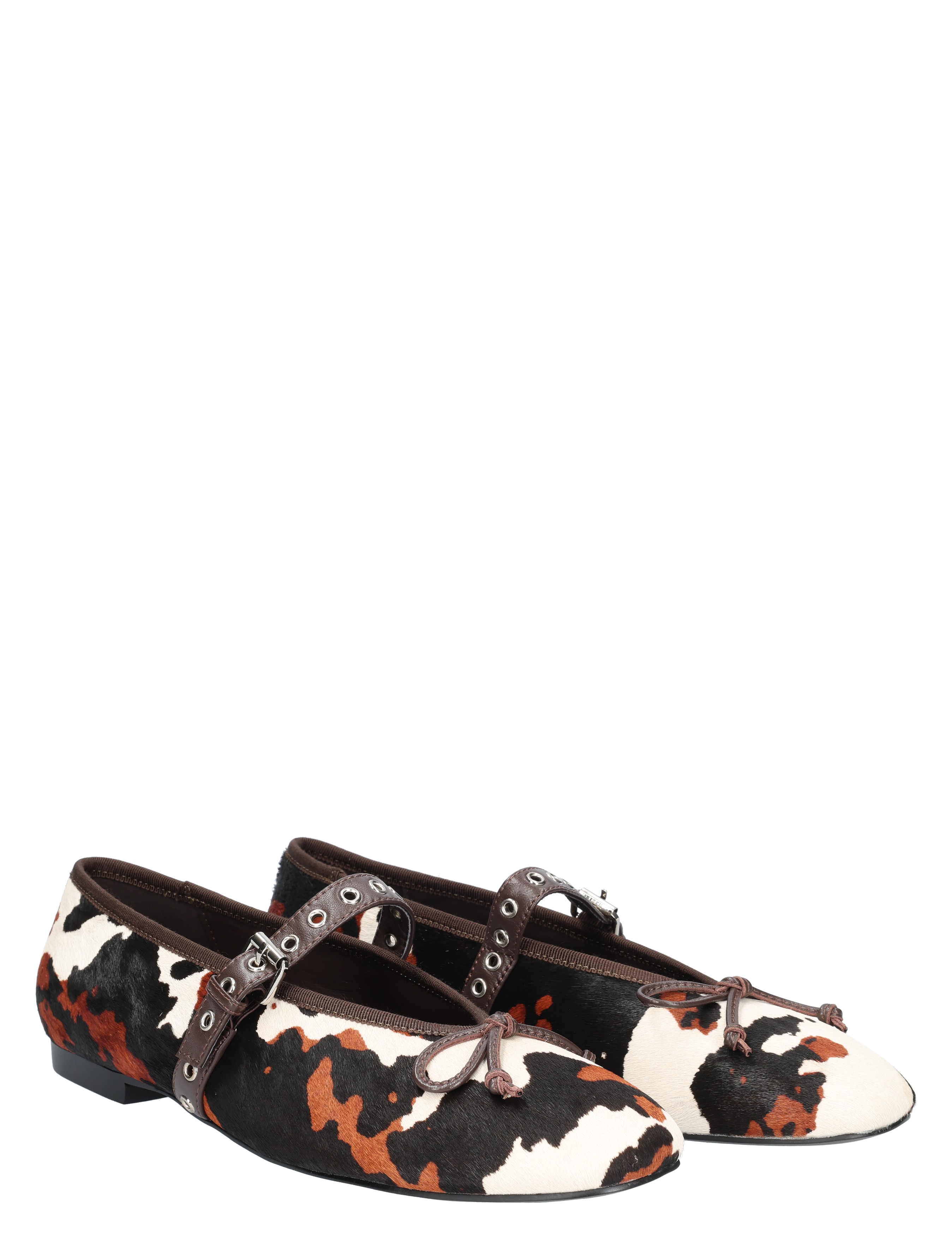 Bibi Lou - 730Z91VK Brown Black White - Dames - Ballerinas - 49031_28_5