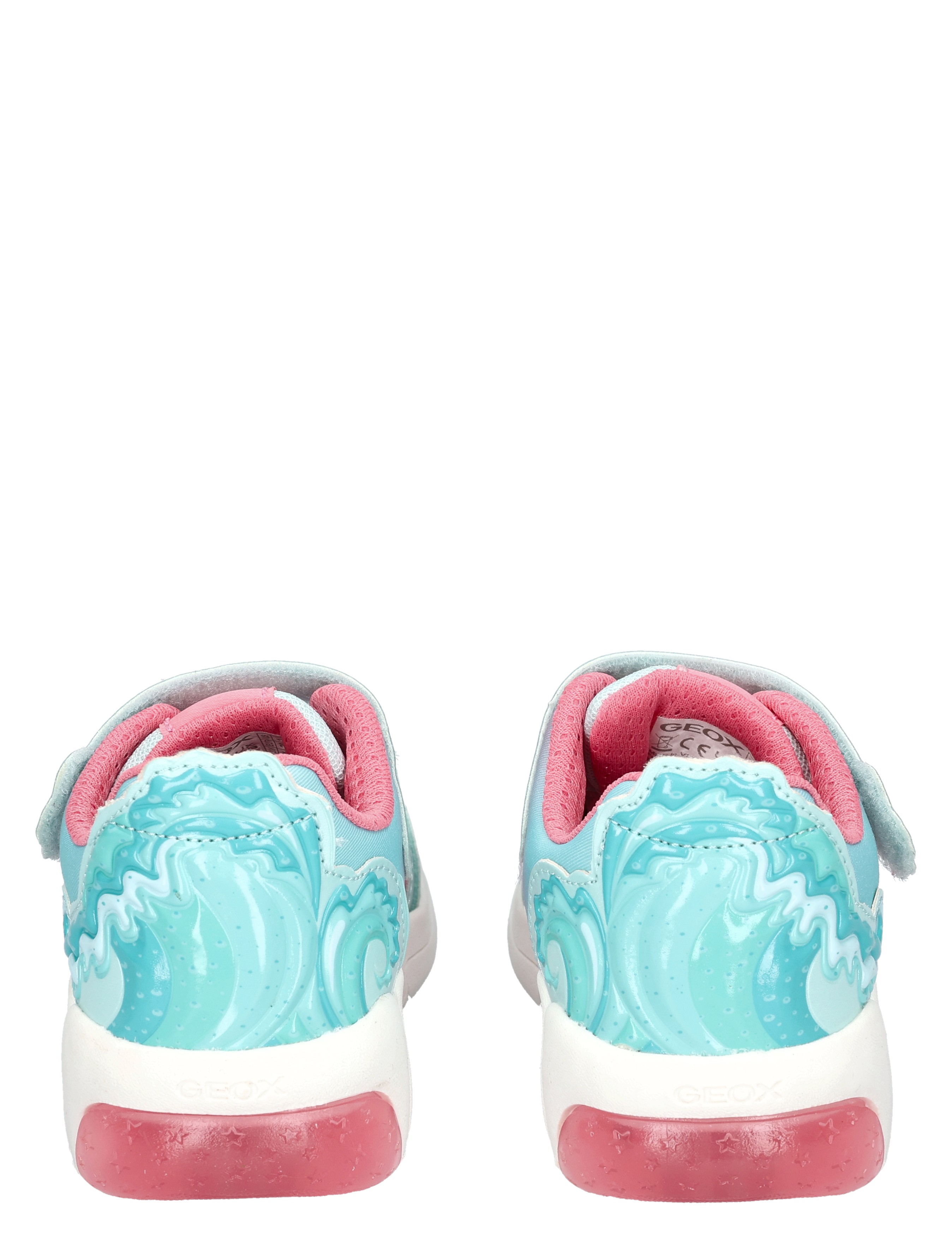 Geox - Fadinlight Girl Disney Rapunzel J65M4B Water Sea Coral - Meisjes - Lage Sneakers - Sneakers - 49750_33_6