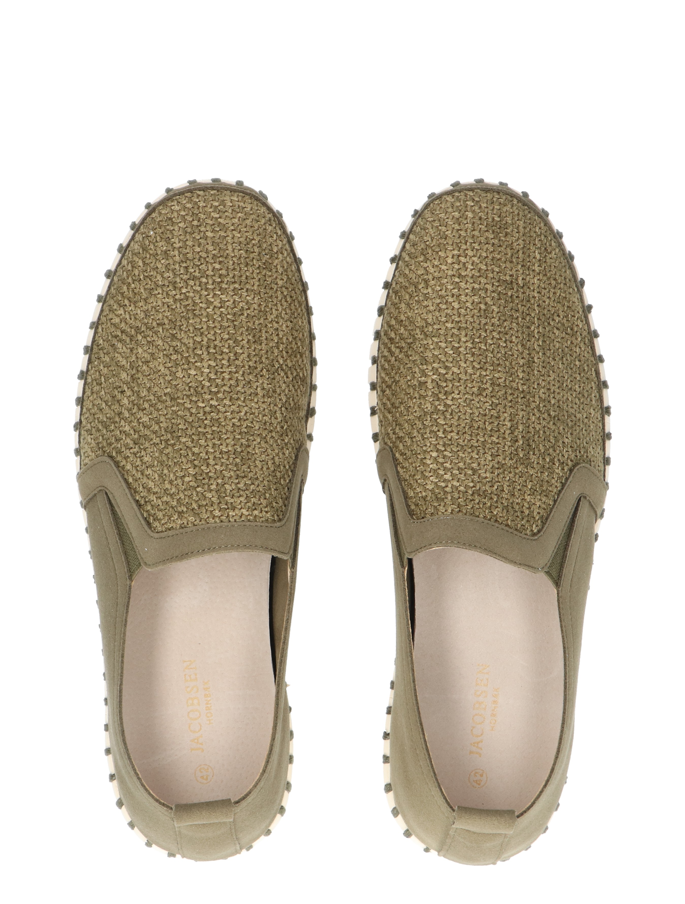 Ilse Jacobsen - Tulip 3885 Men 465 111 Deep Olive - Heren - Espadrilles - 47273_66_7
