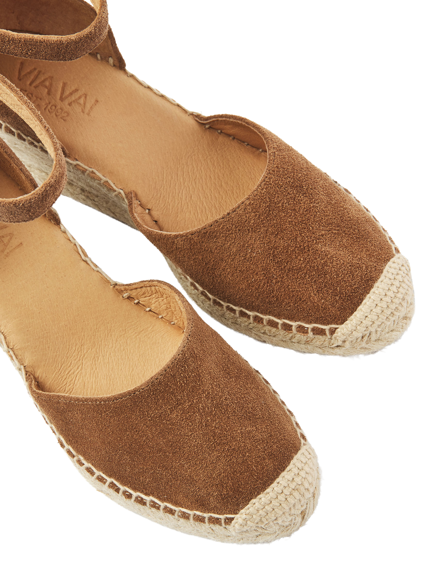 VIA VAI - 58122 Flora Braid 01-1084 Sierra Nocciola - Dames - Sleehakken - 51320_02_5