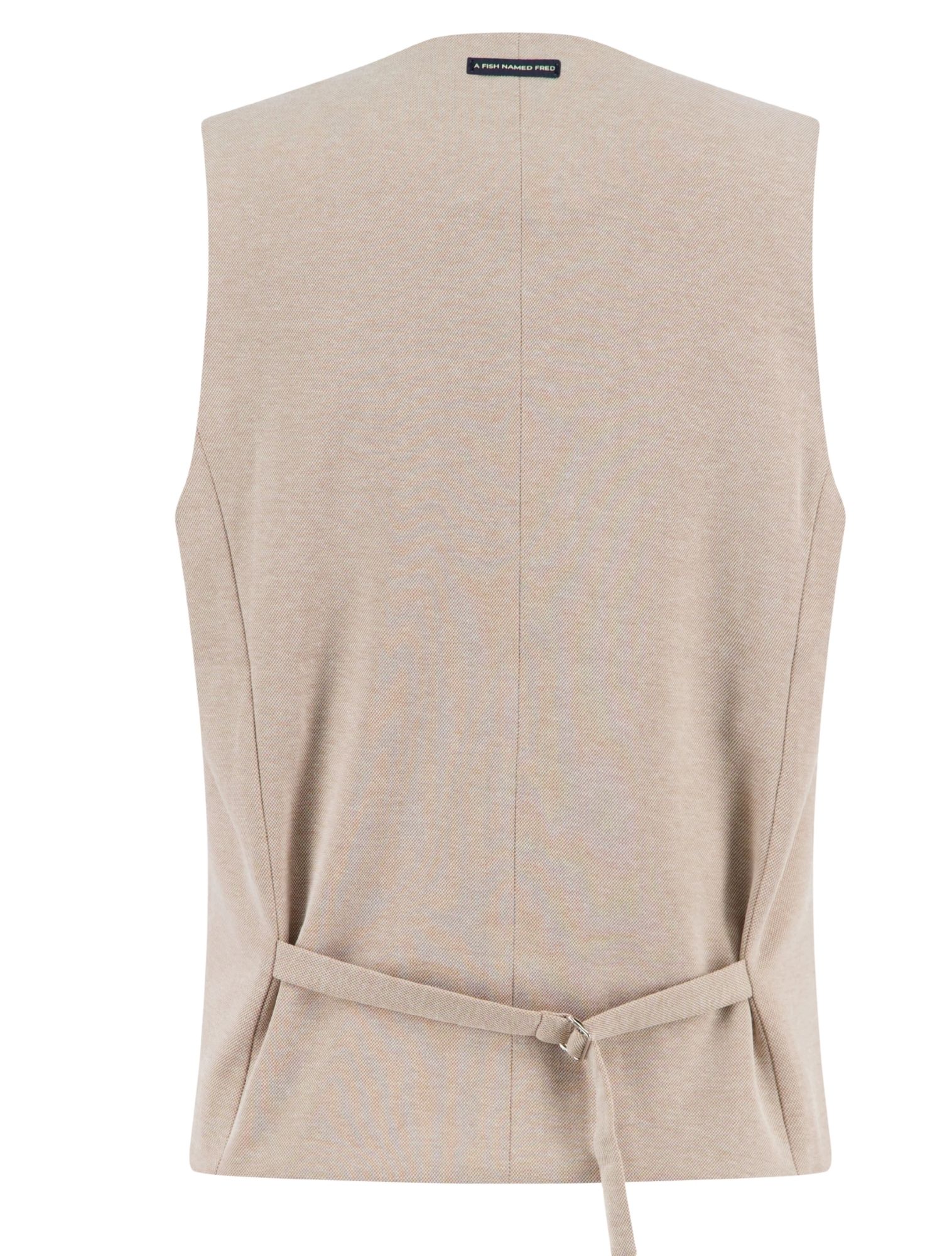 A Fish Named Fred - Waistcoat Pique 205 Sand - Heren - Jassen & Jacks - 51190_77_2