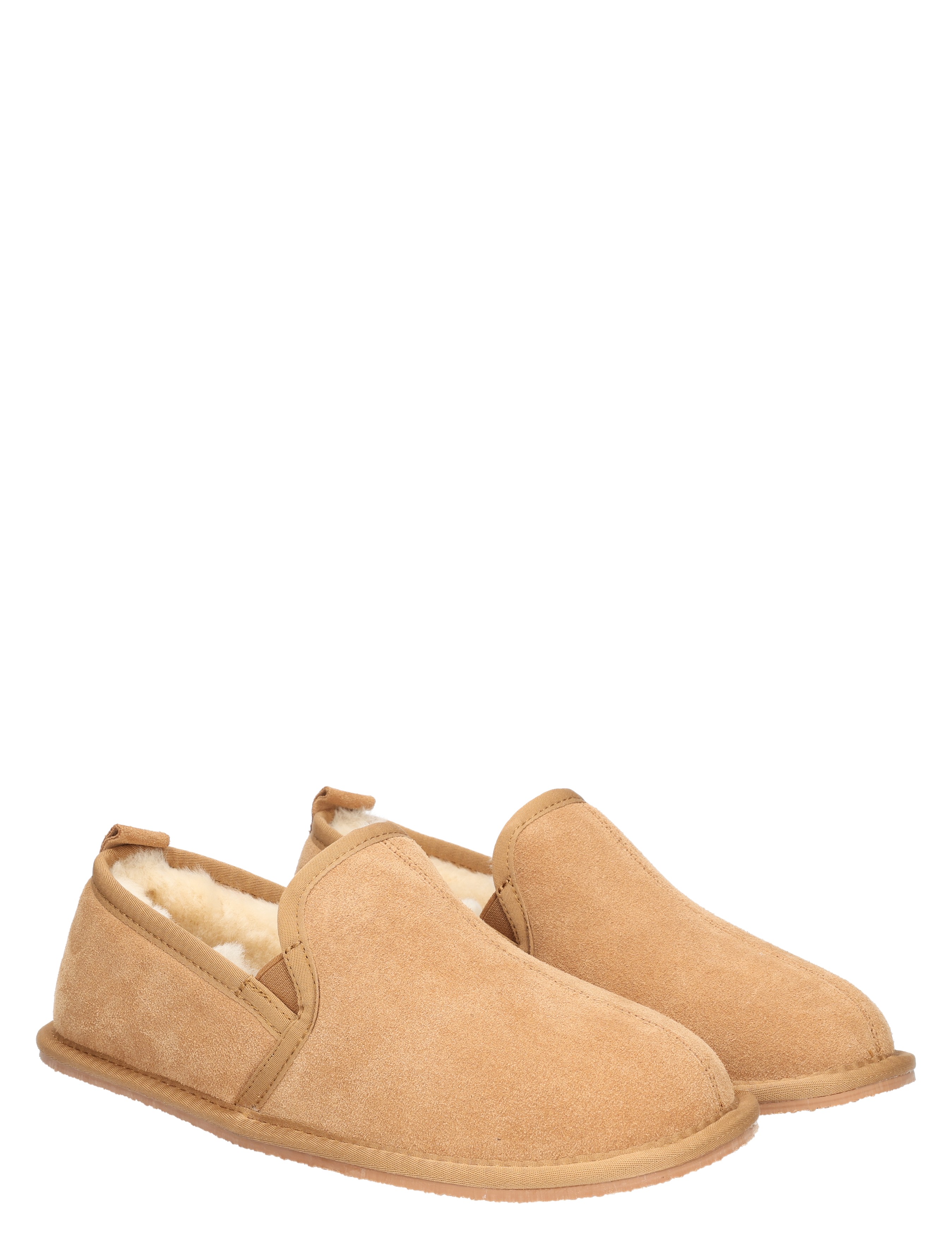 Cypres - Nuwan 2545221 Camel Cow Suede - Heren - Pantoffels - 49478_22_5