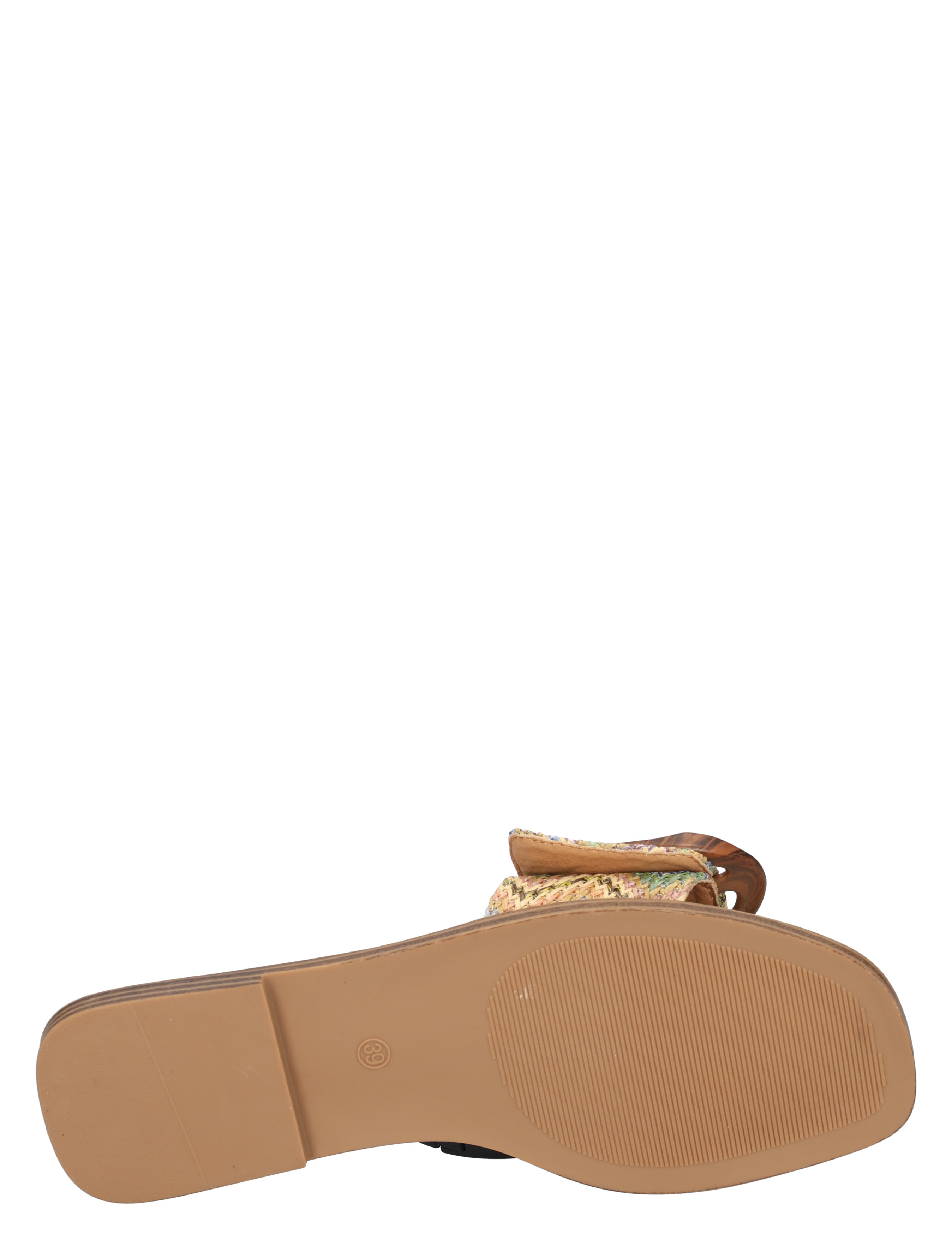 Lisa & Jo - Dedra Multi Raffia - Dames - Muiltjes - 50213_59_8