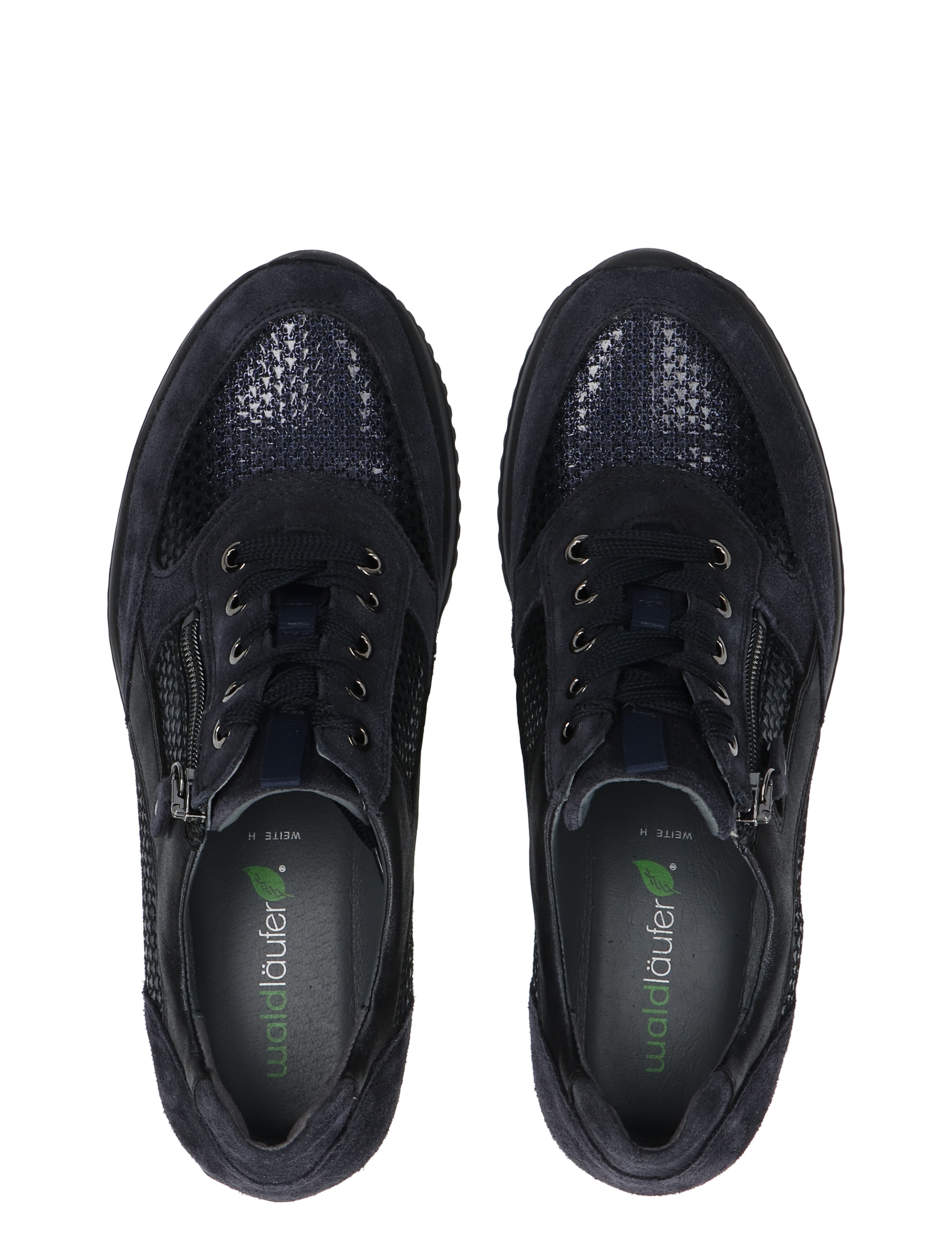 Waldlaufer - 980008 Blue H-Wijdte - Dames - Veterschoenen - Casual Veterschoenen - 48866_33_7