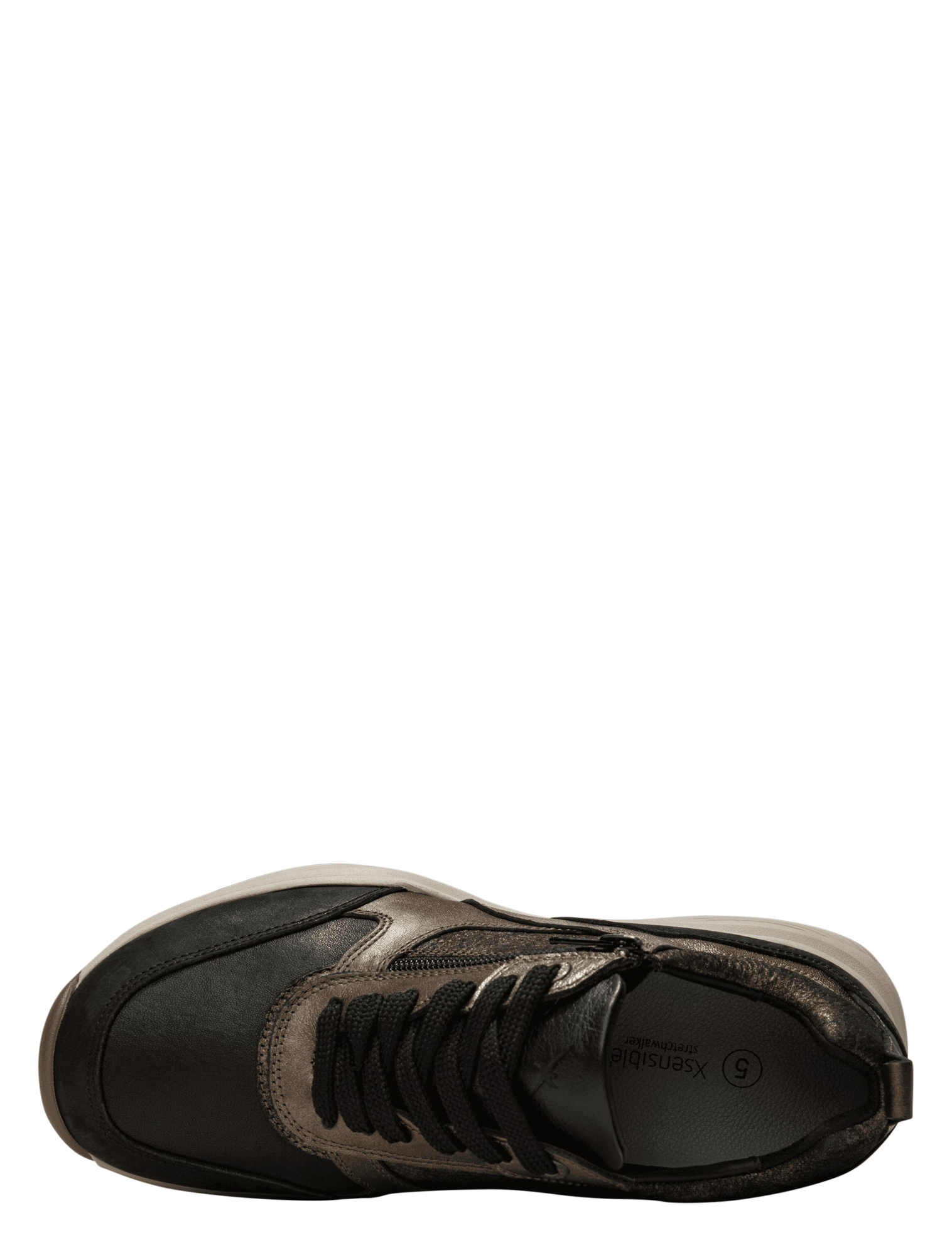 Xsensible - 32004.3-2 040 Black Combi H-Wijdte - Dames - Veterschoenen - Casual Veterschoenen - 50497_11_4