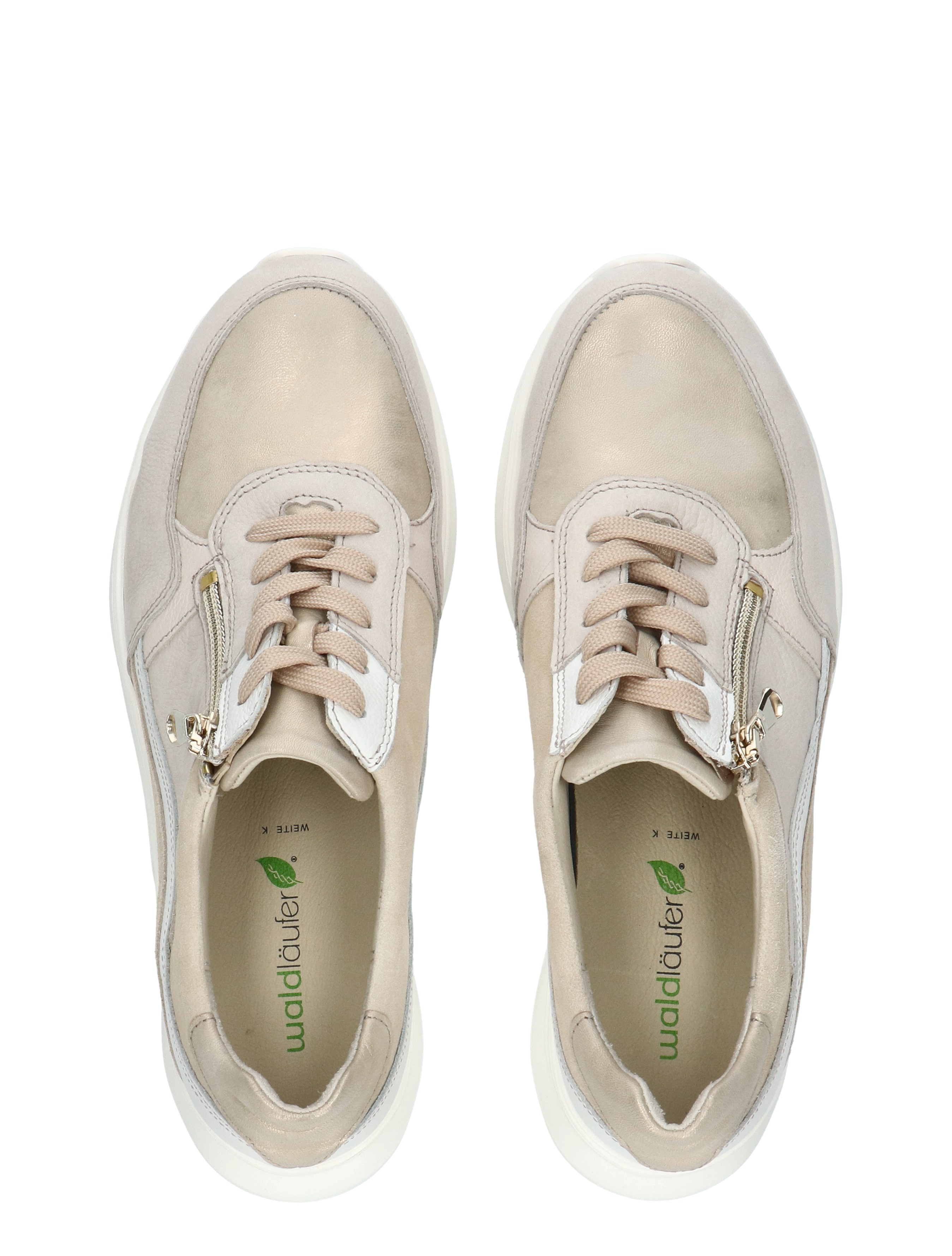 Waldlaufer - 617002 500 698 Ausi Perl Fume Lightgo - Dames - Veterschoenen - Casual Veterschoenen - 50388_77_8