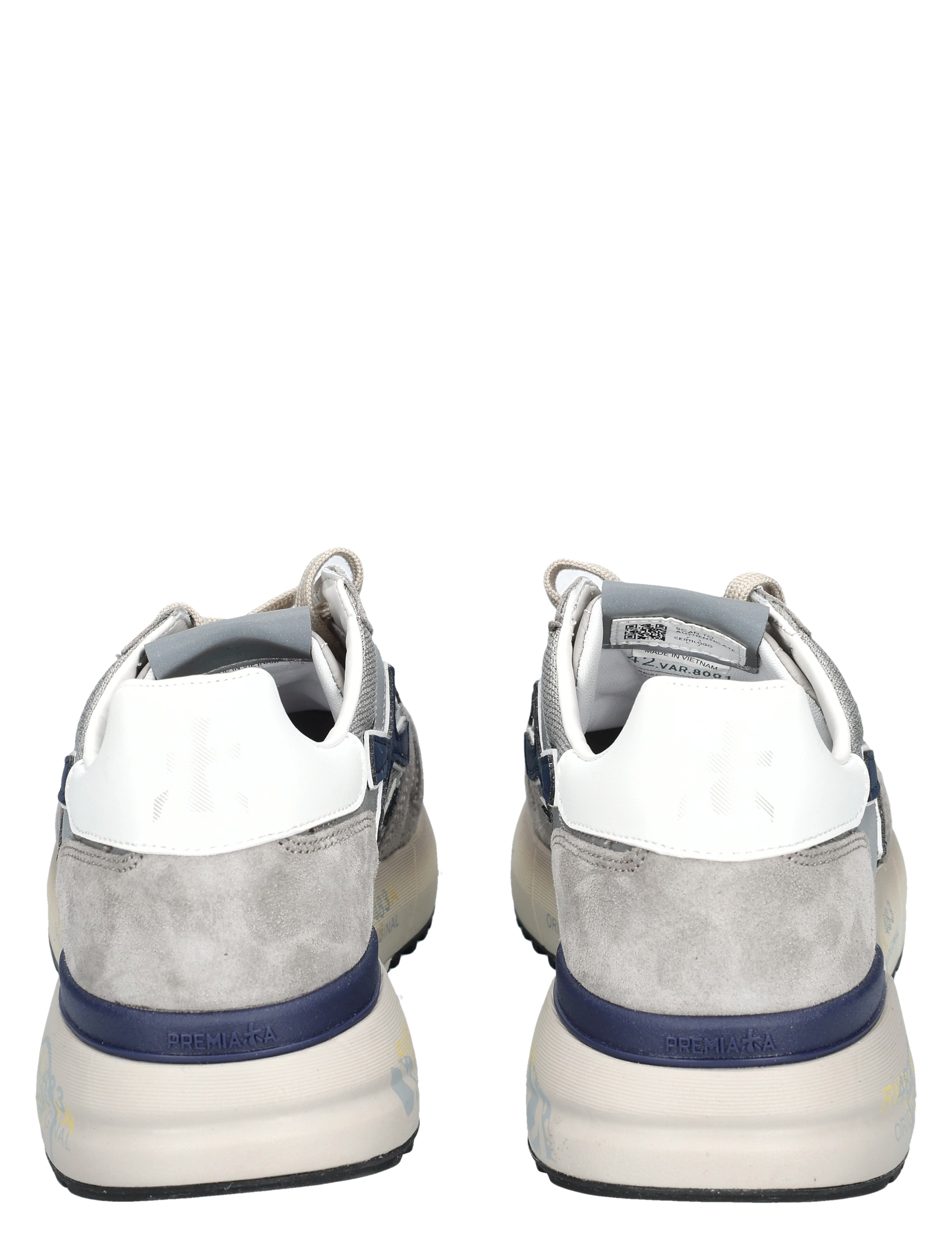 Premiata - Mick Men 8001 Grey Blue - Heren - Lage Sneakers - Sneakers - 50180_73_7