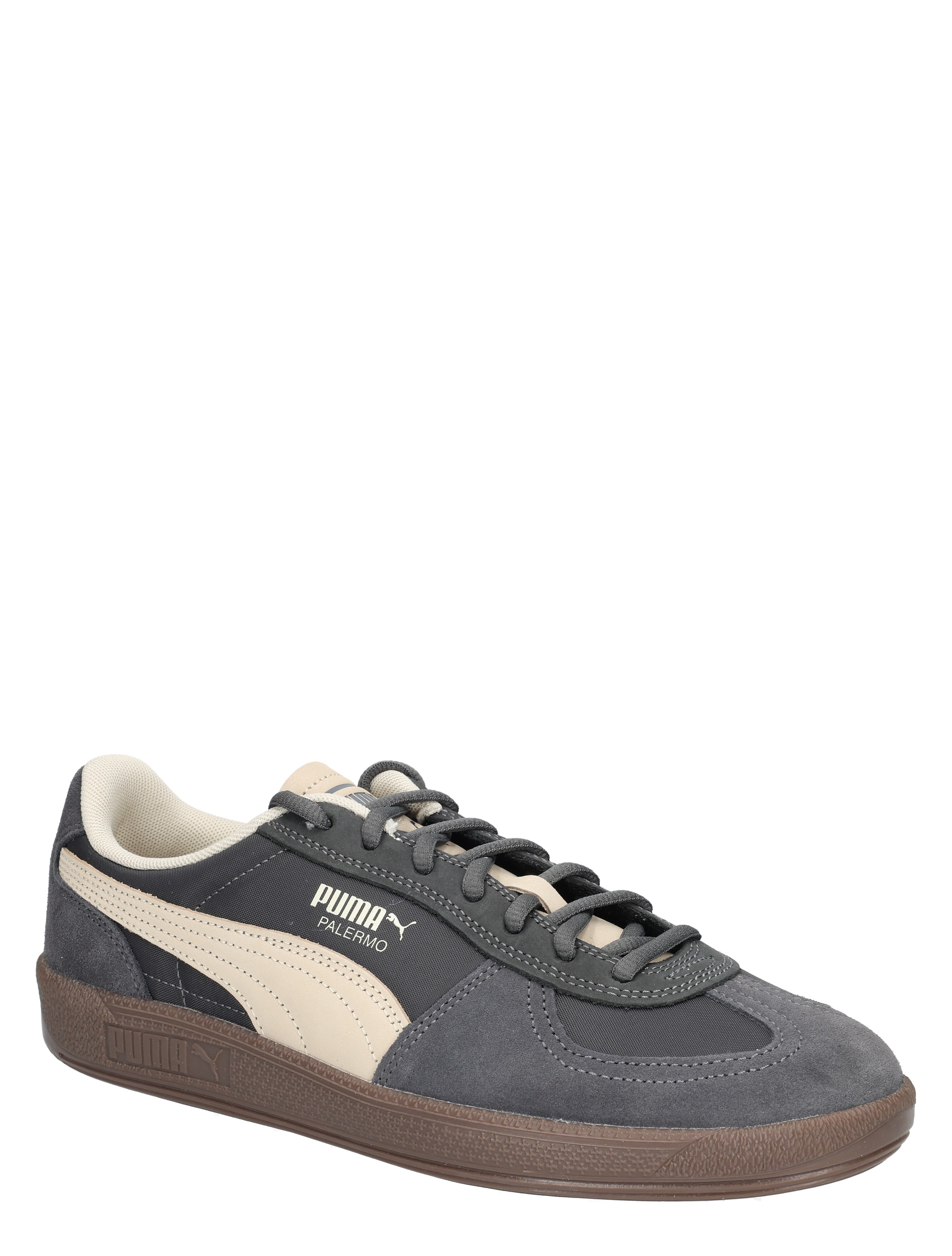 Puma - Palermo Pop 403257 03 Dusk Grey Desert Dus - Heren - Lage Sneakers - Sneakers - 48072_99_3