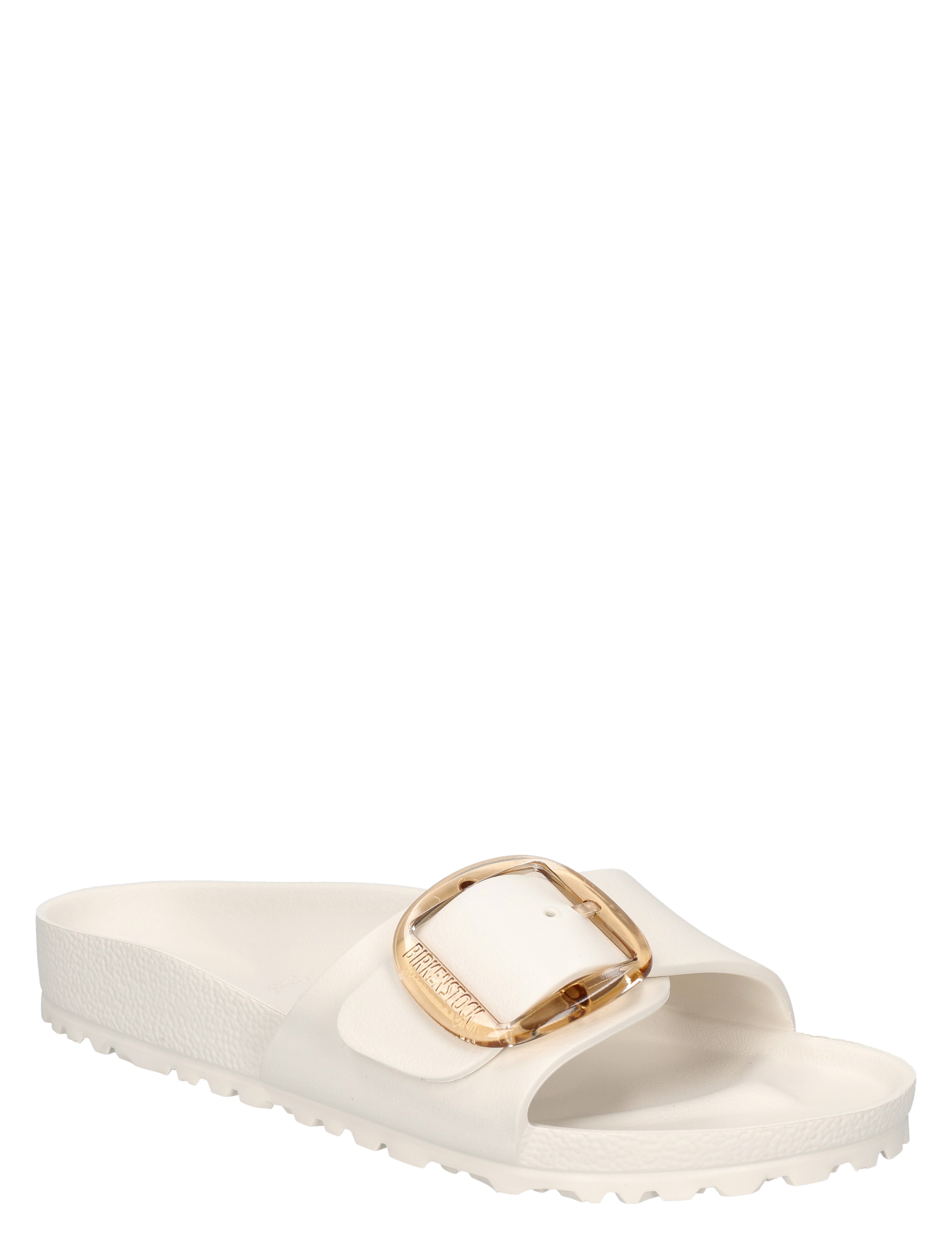 slip-ons, sandalen, witte sandalen, buckle, vinyl band