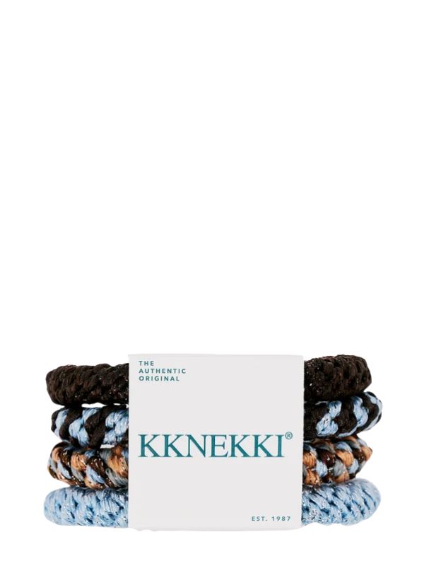 bracelet gebreide armband, geweven armband, donkerbruin, blauwe draad, multikleurdraden