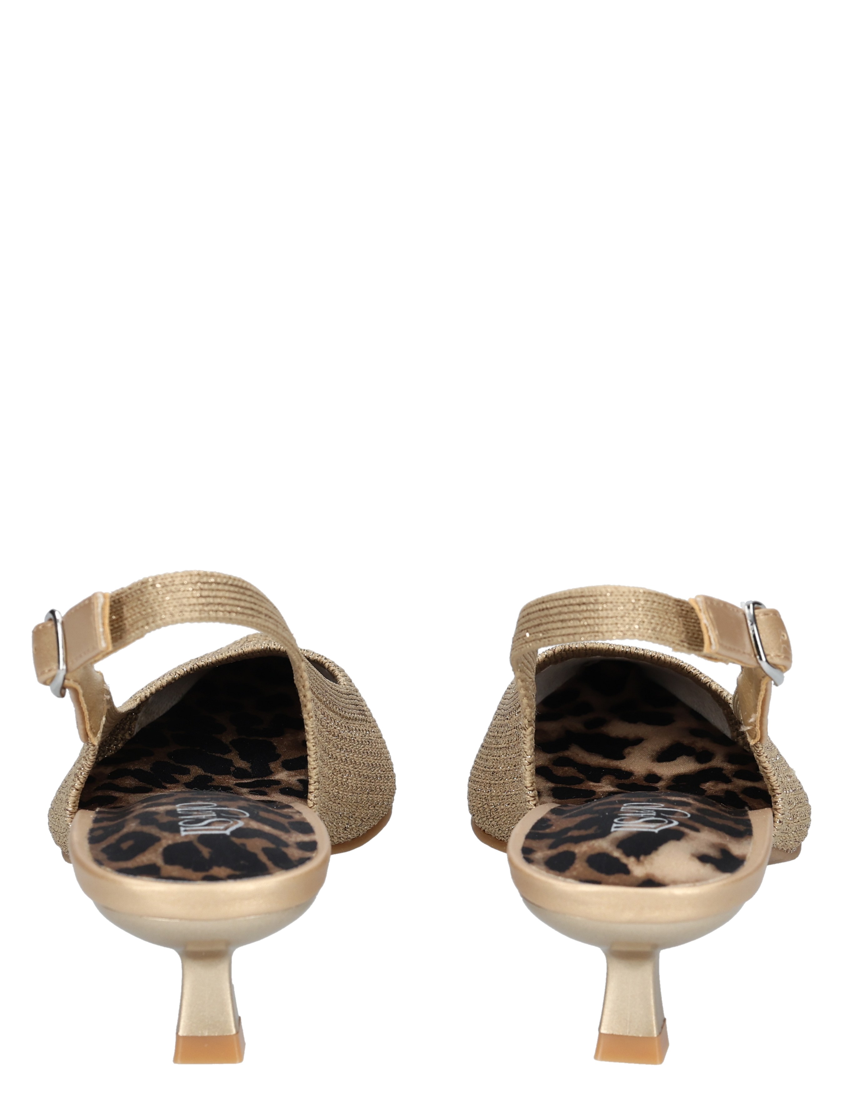 Lisa & Jo - Zuza Gold Silver Knitt - Dames - Pumps - 50871_53_6