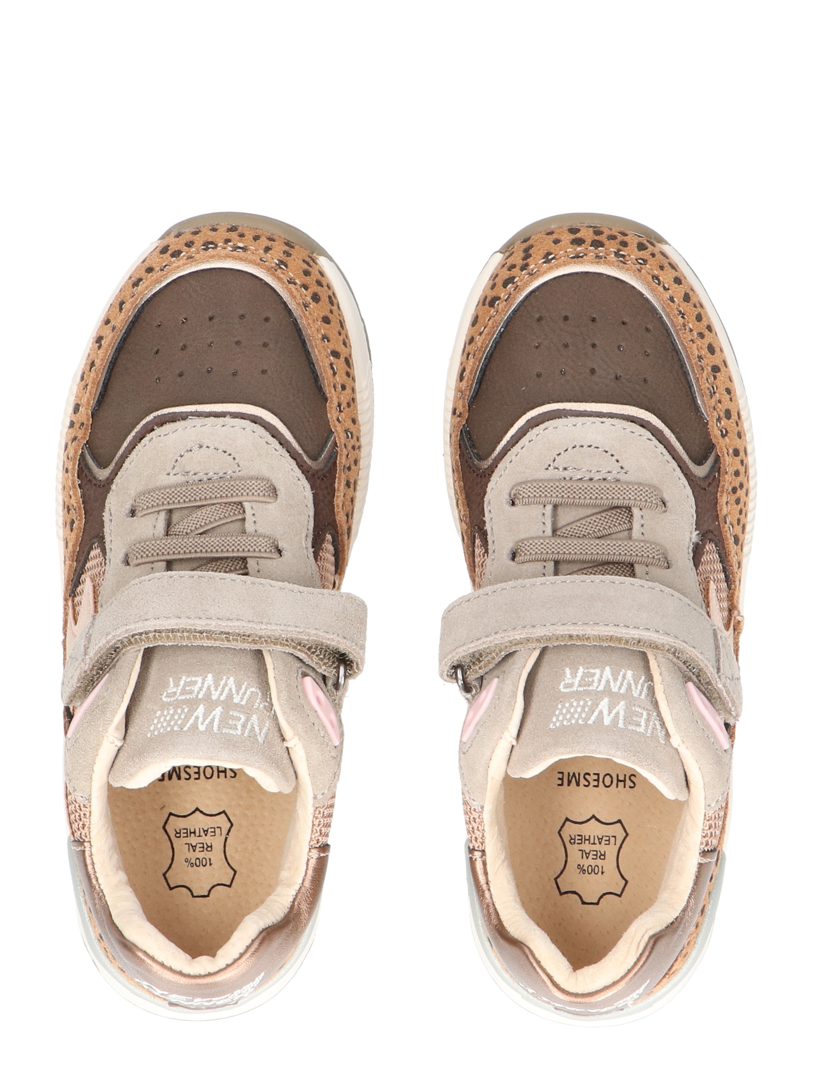 Shoesme - ST24W008 Brown - Meisjes - Lage Sneakers - Sneakers - 48522_22_7