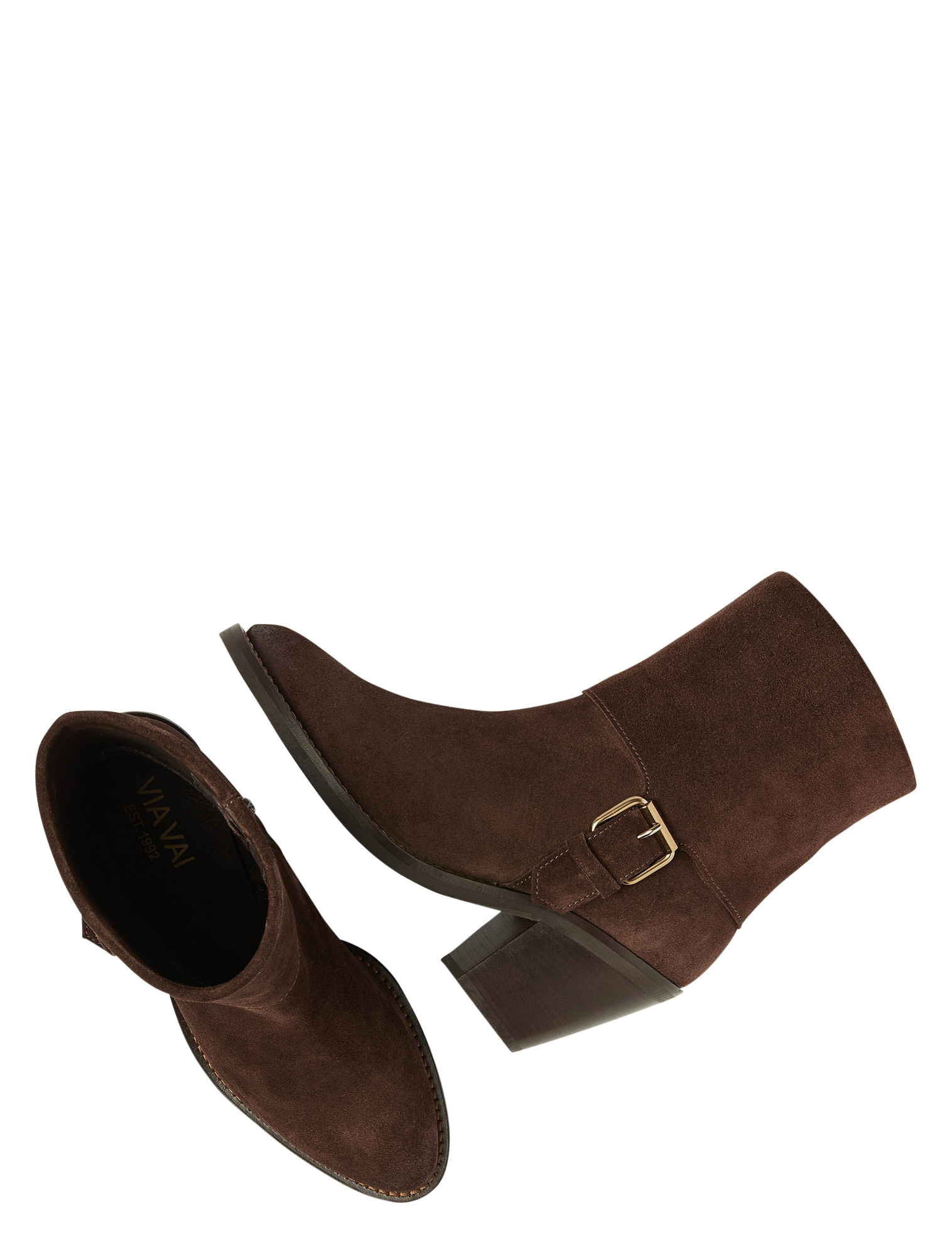 VIA VAI - 62150 Mara Dune 01-324 Brown - Dames - Boots - Enkellaarsjes - 47795_22_5