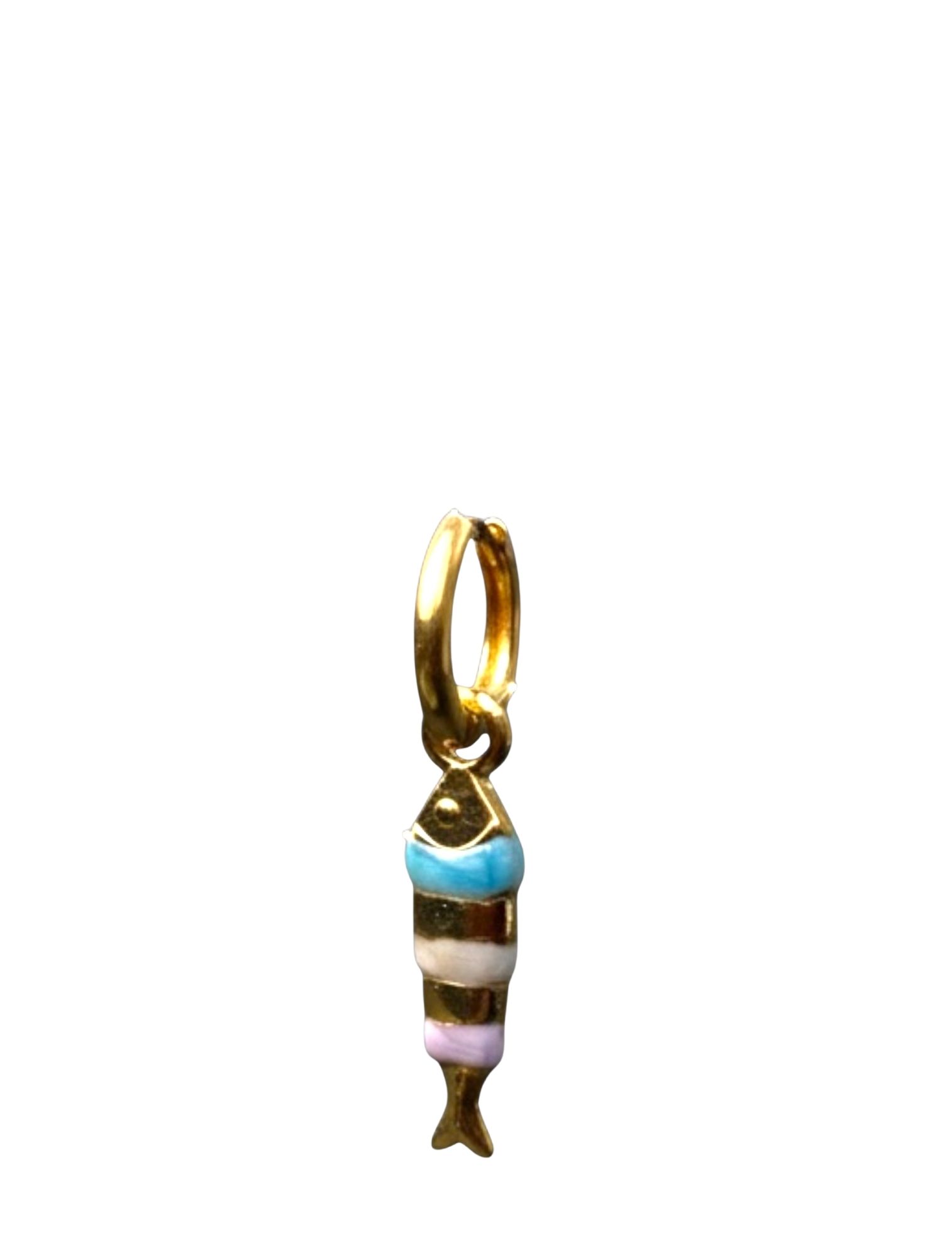 Studio Frenchie - Single Earring Striped Fish Stripped Fish - Dames - Sieraden - 52652_59_1