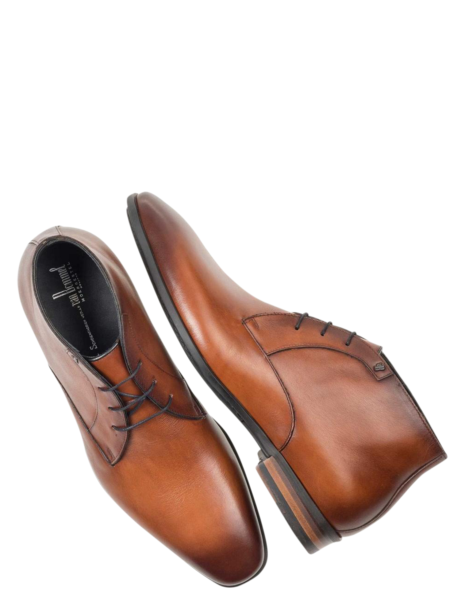 Van Bommel - Sella 50022 24-01 Dark Cognac G+ Wijdte - Heren - Veterschoenen - Casual Veterschoenen - 43504_22_2