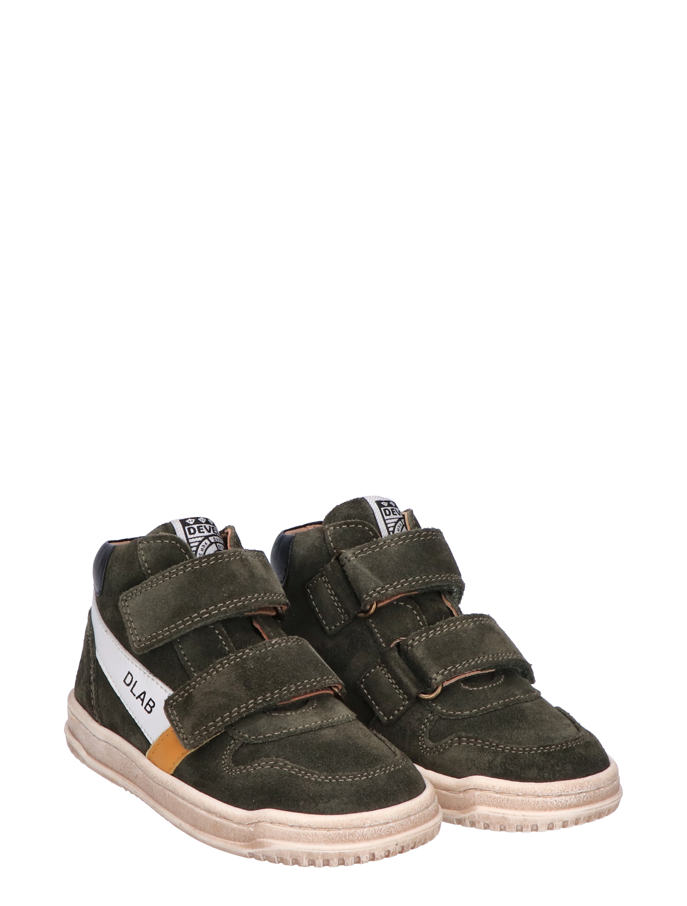 Develab - 45149 526 Green Waxed - Jongens - Sneakers - Hoge Sneakers - Klittenbandschoenen - 45697_66_5