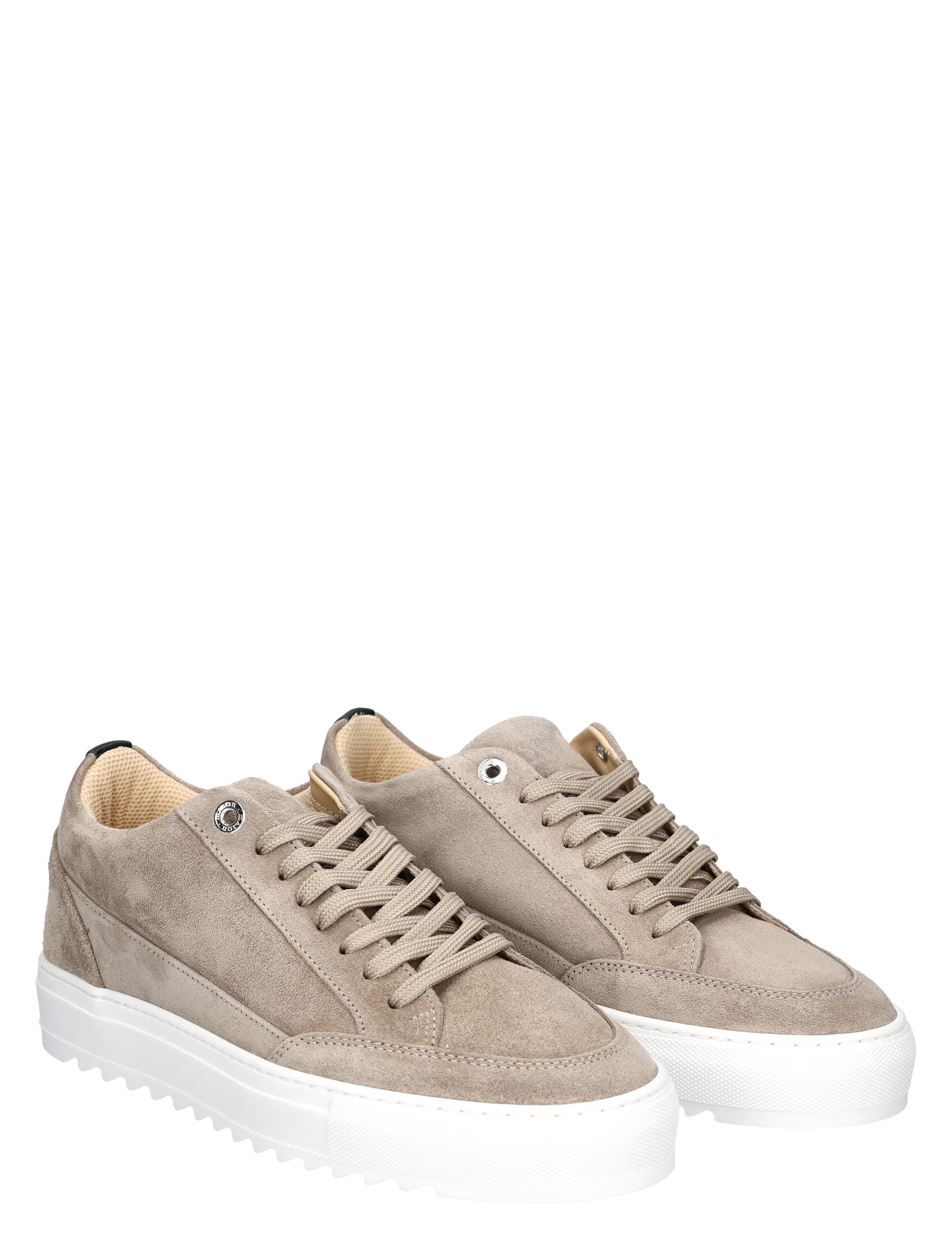 sneakers, suede, beige, laced, platform-sole