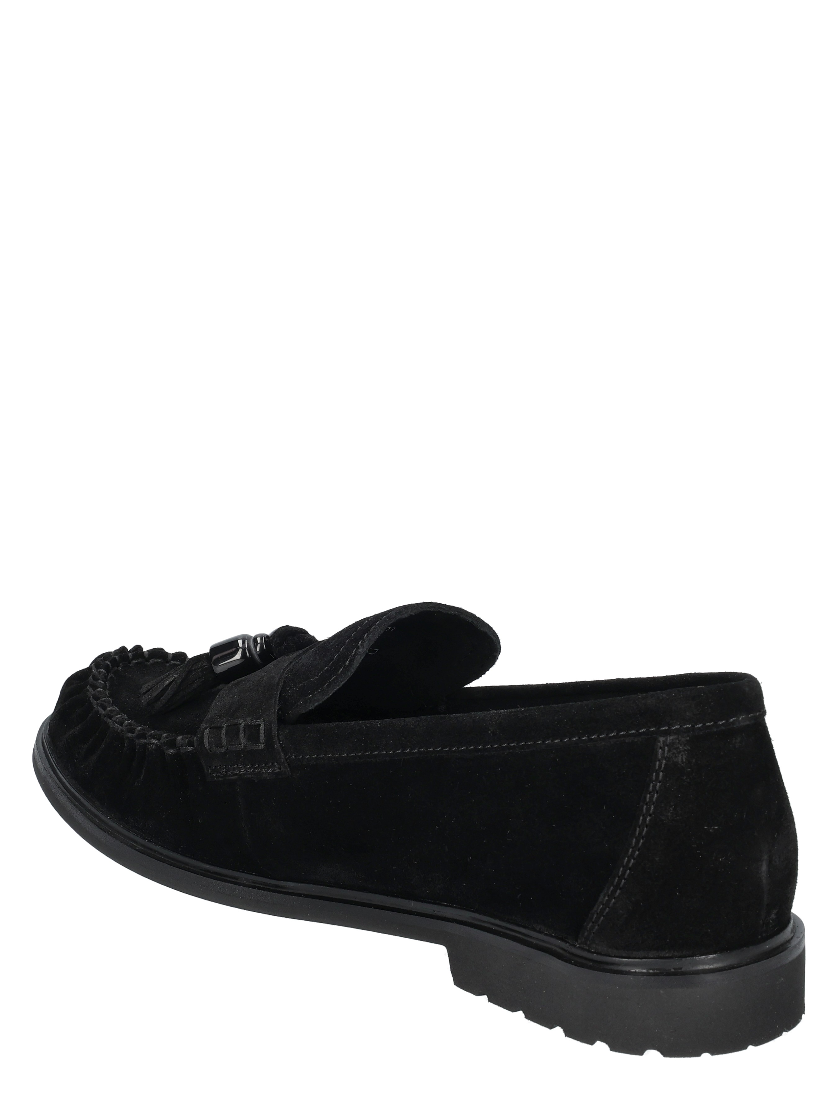 loafers, zwart, suède, mocassin, slip-on