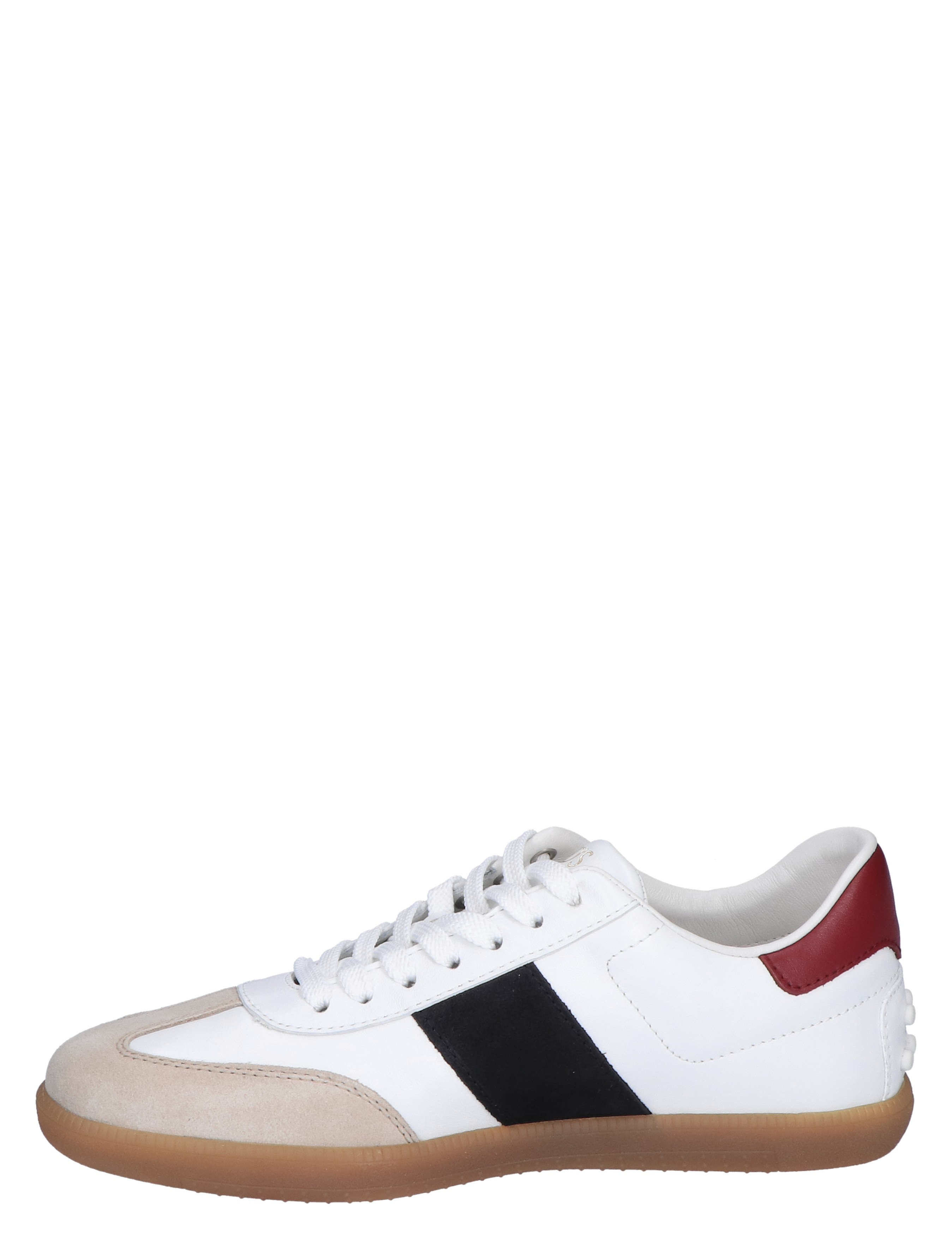 Tods - Tabs Sneakers in Leather YYF8 White Black - Sneakers - Dames - Lage Sneakers - 47388_81_2