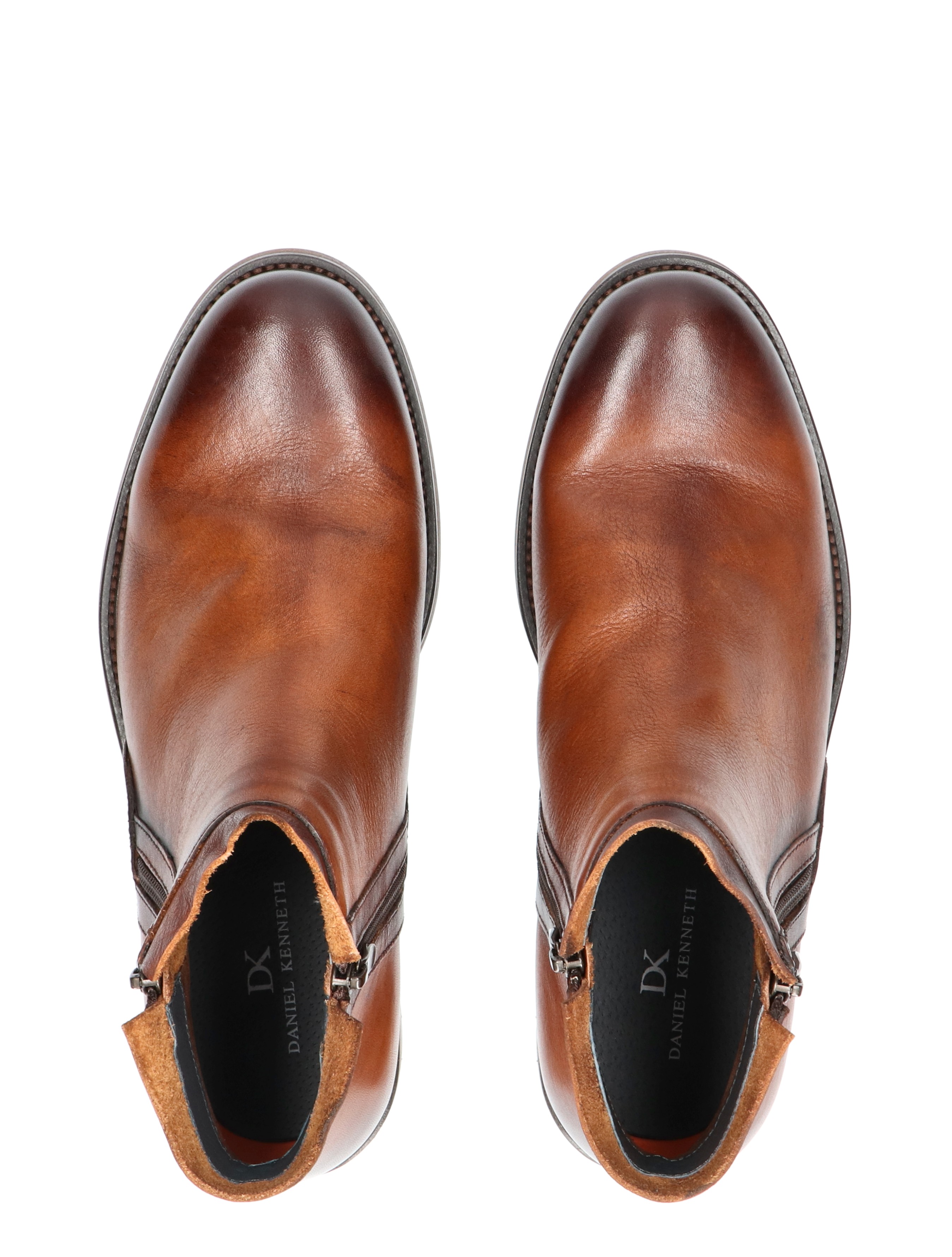 Daniel Kenneth - Paco Cognac - Heren - Boots - Enkellaarsjes - 46239_22_7