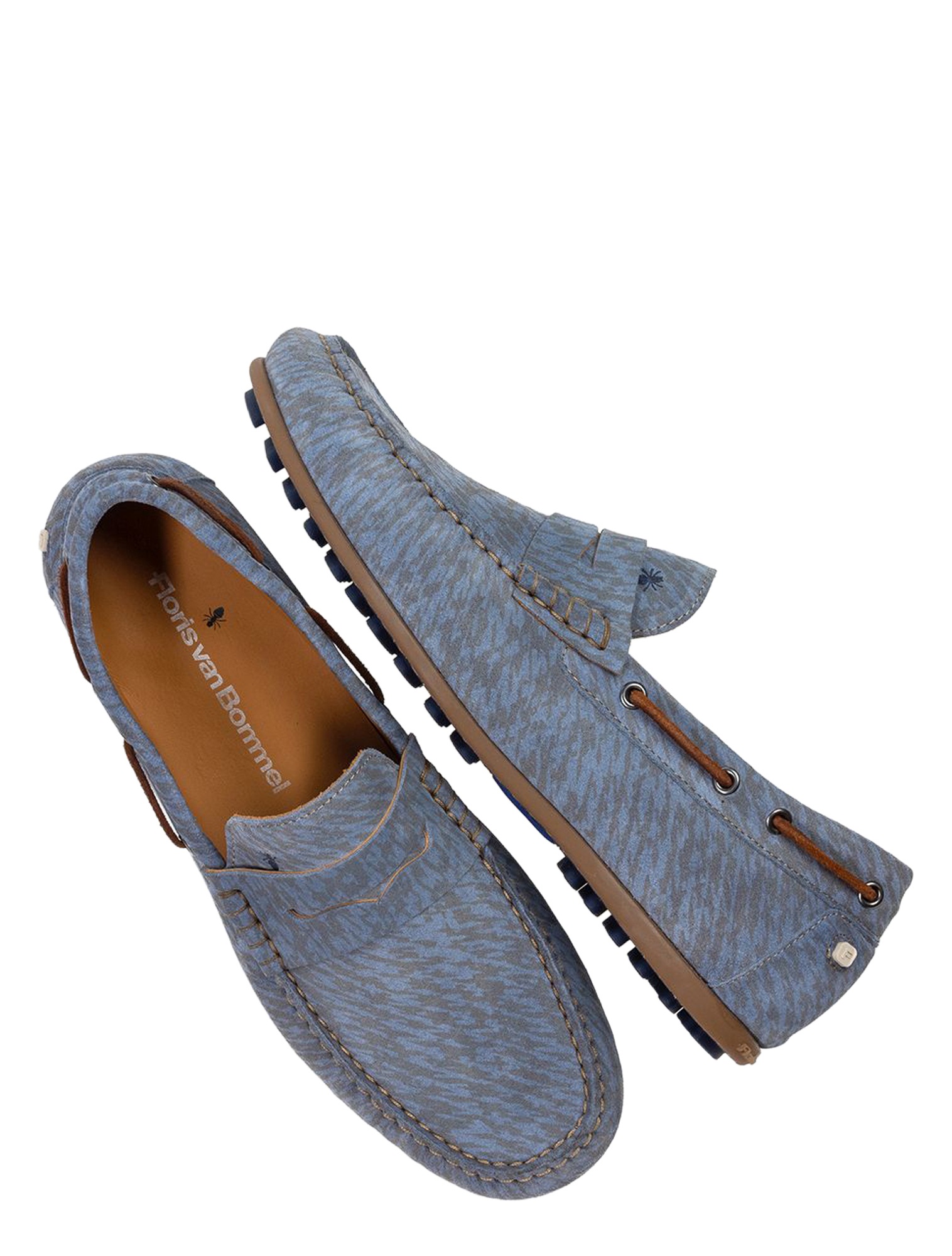Floris van Bommel - De Drijver 40026 02.12 Light Blue H-Wijdte - Heren - Loafers - 51466_30_3