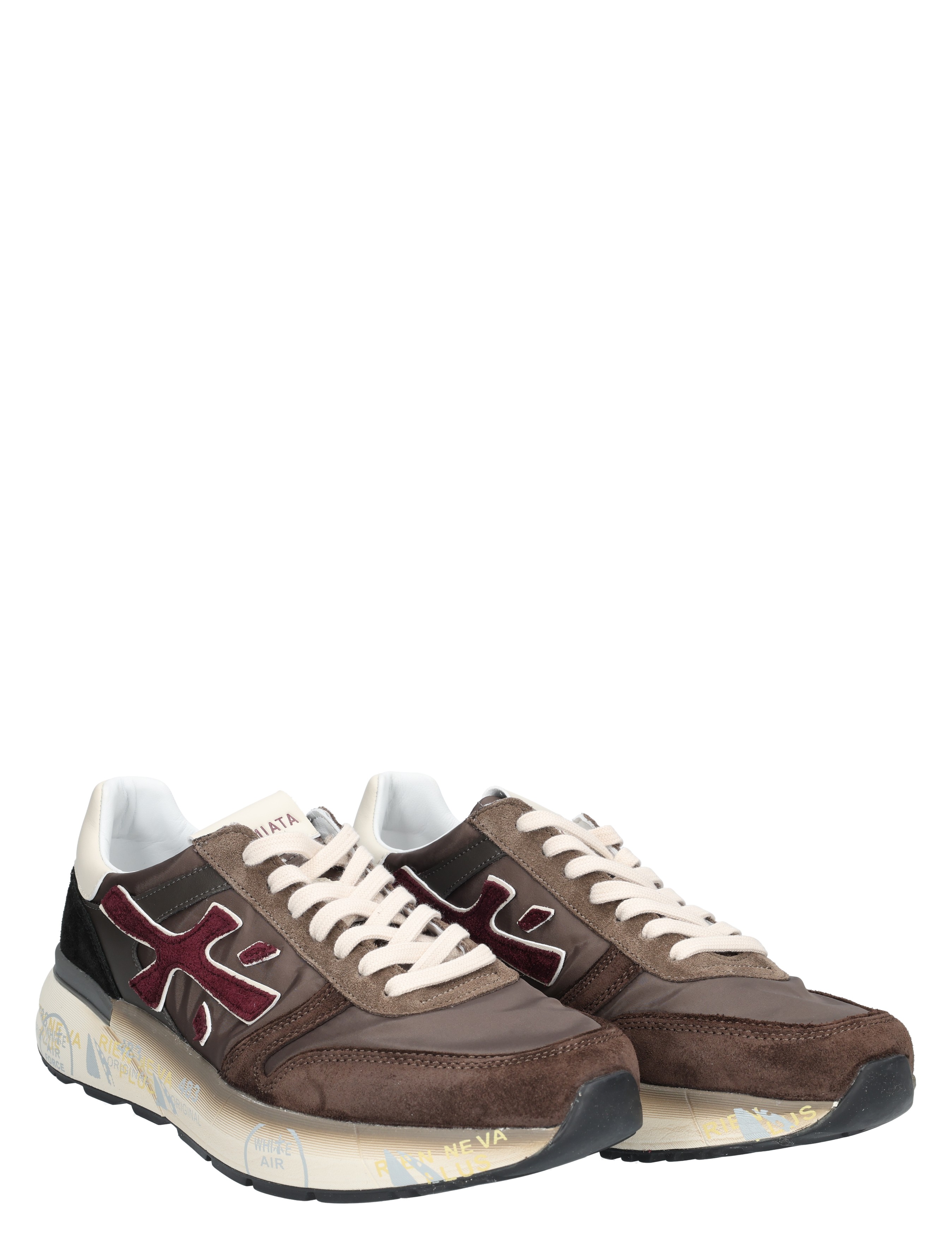 Premiata - Mick Men 7714 Brown - Heren - Lage Sneakers - Sneakers - 48275_22_5