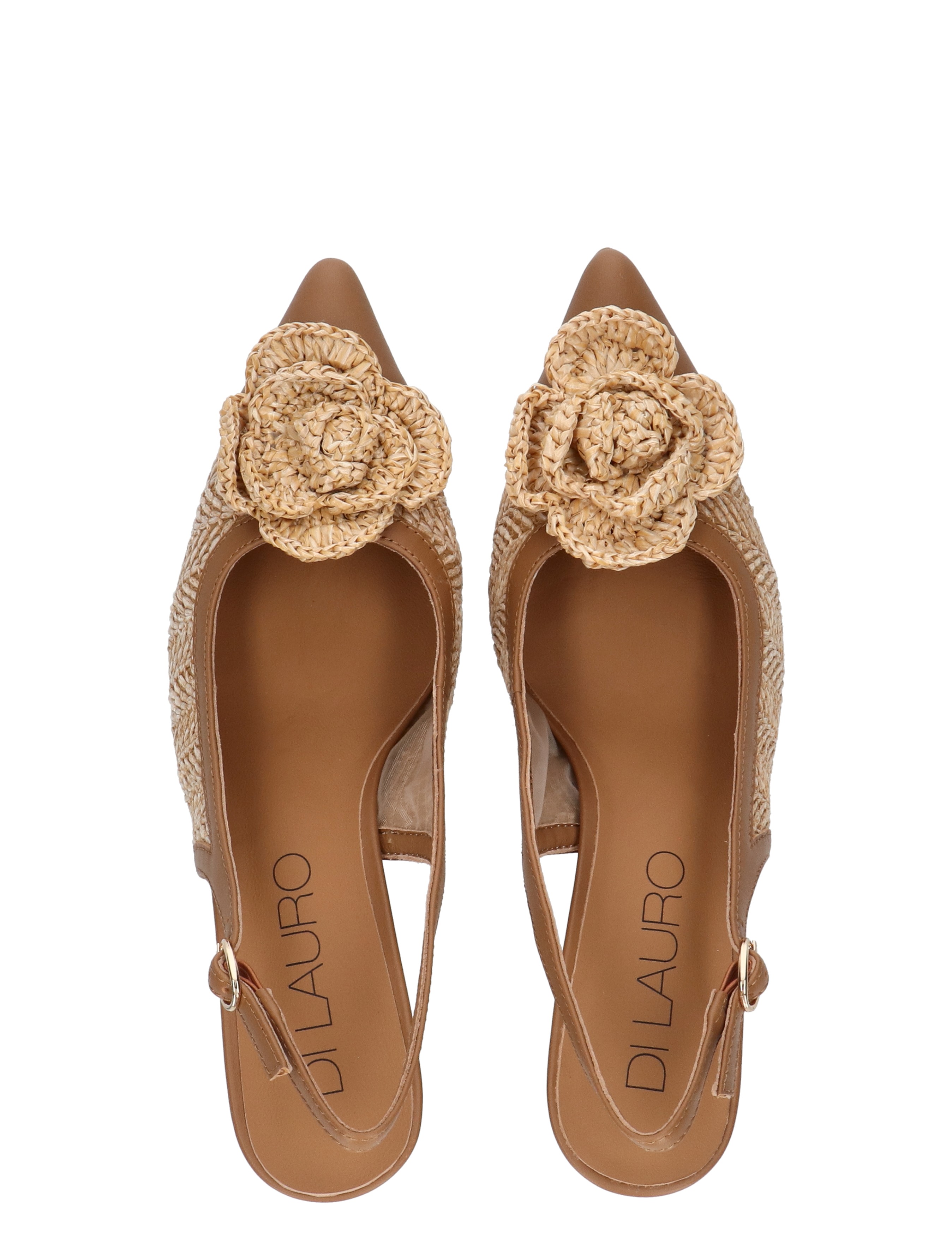 Di Lauro - 61AB20-A Sand Raffia - Dames - Pumps - 50246_22_7