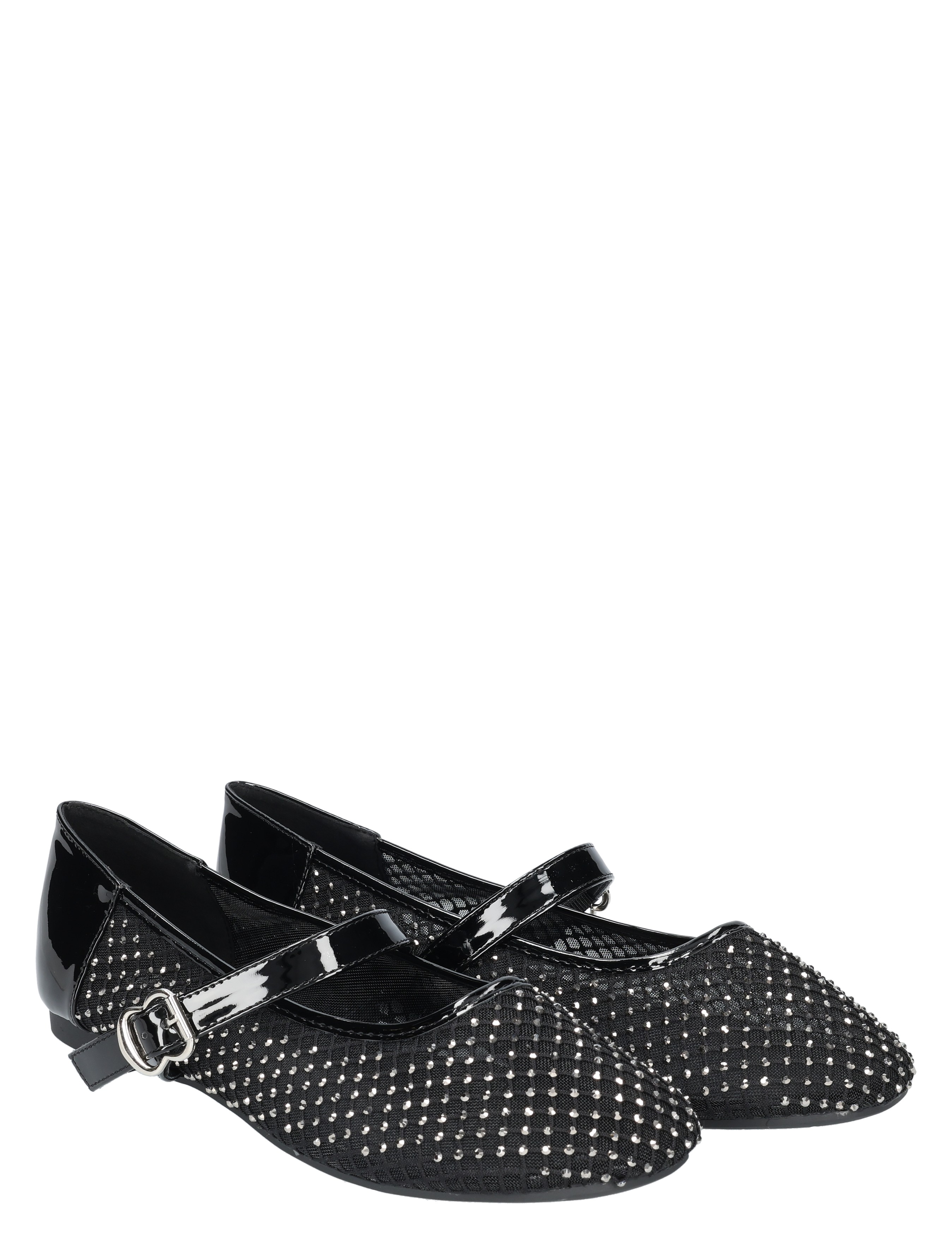 flats, mary janes, dotted, glitter, black straps