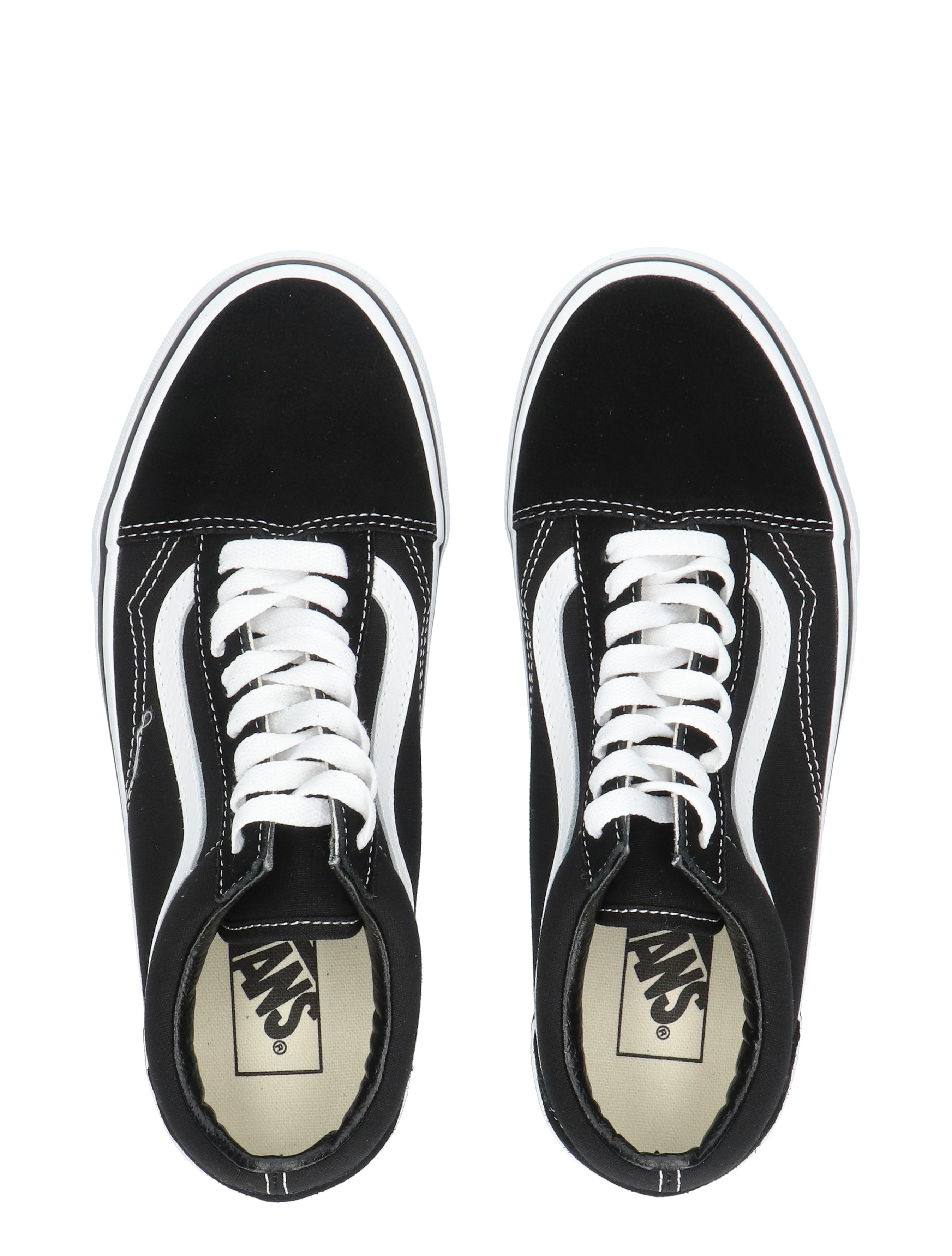Vans - Old Skool VN000D3H Y281 Black White - Dames - Sneakers - Lage Sneakers - 49794_18_7